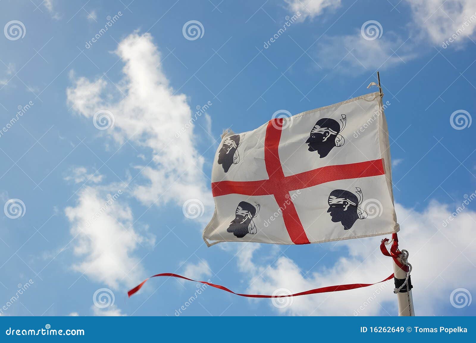Флаг Сардинии Фото