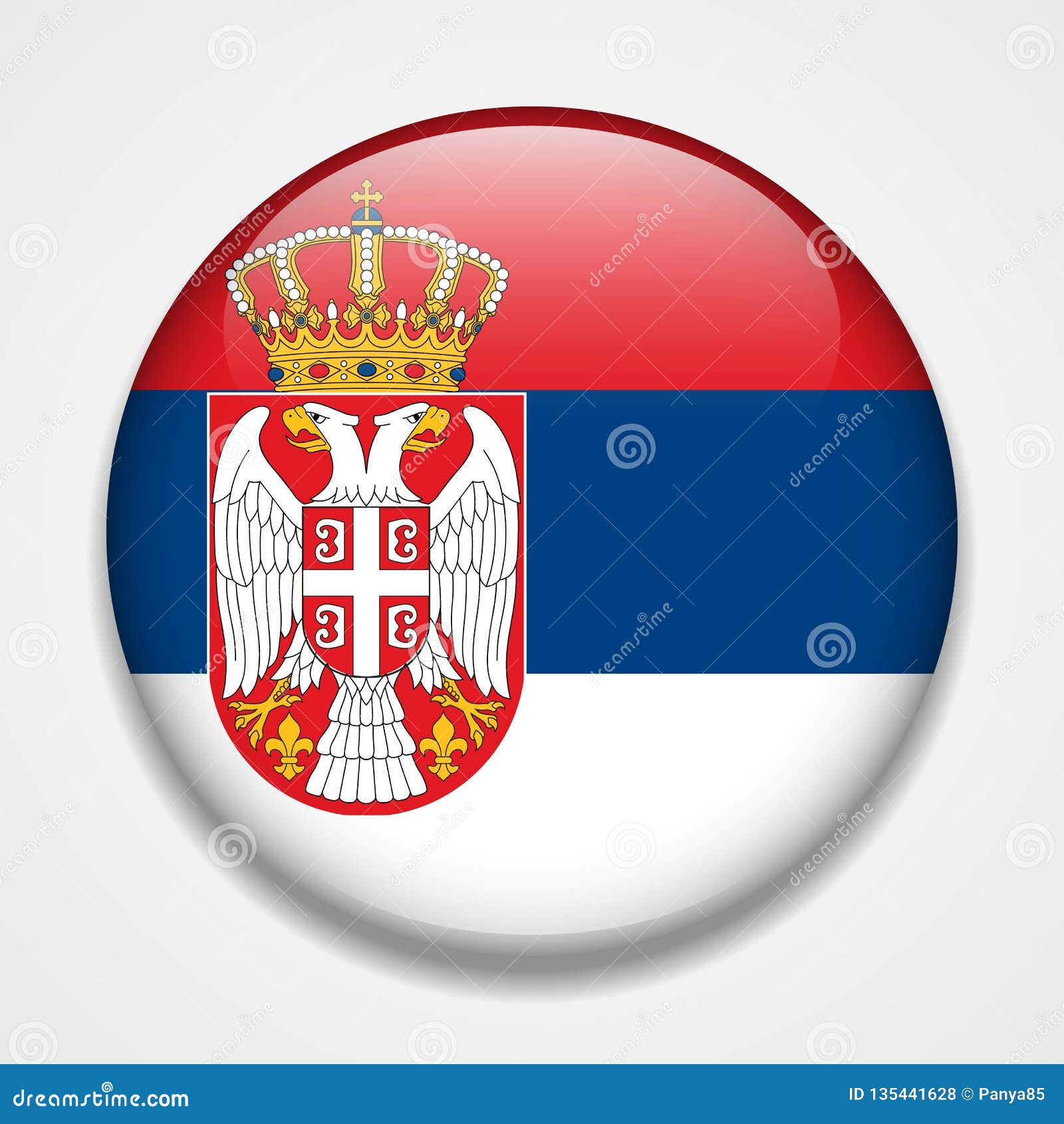 Флаг Сербии Раскраски