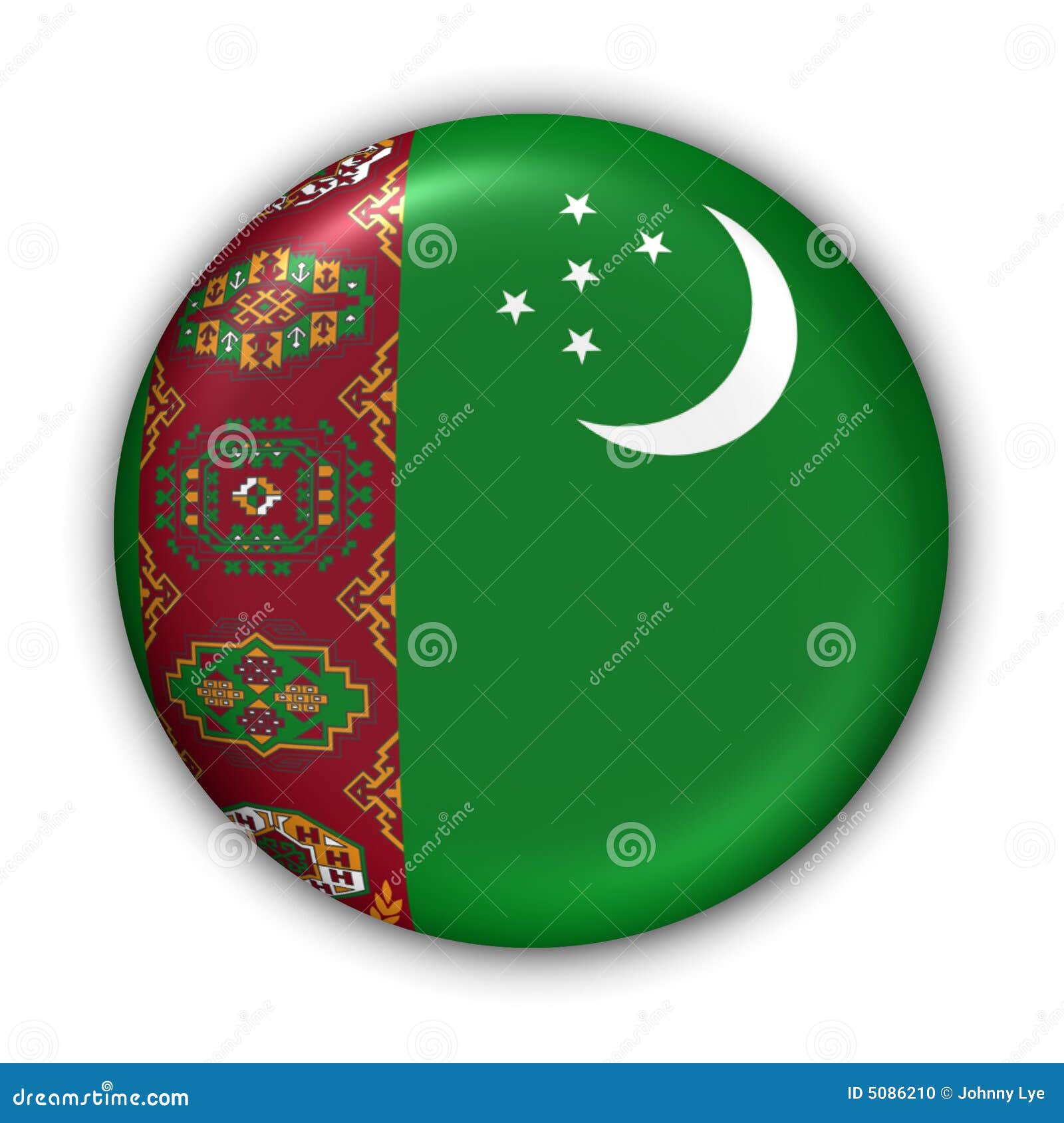 Туркменский Флаг Фото