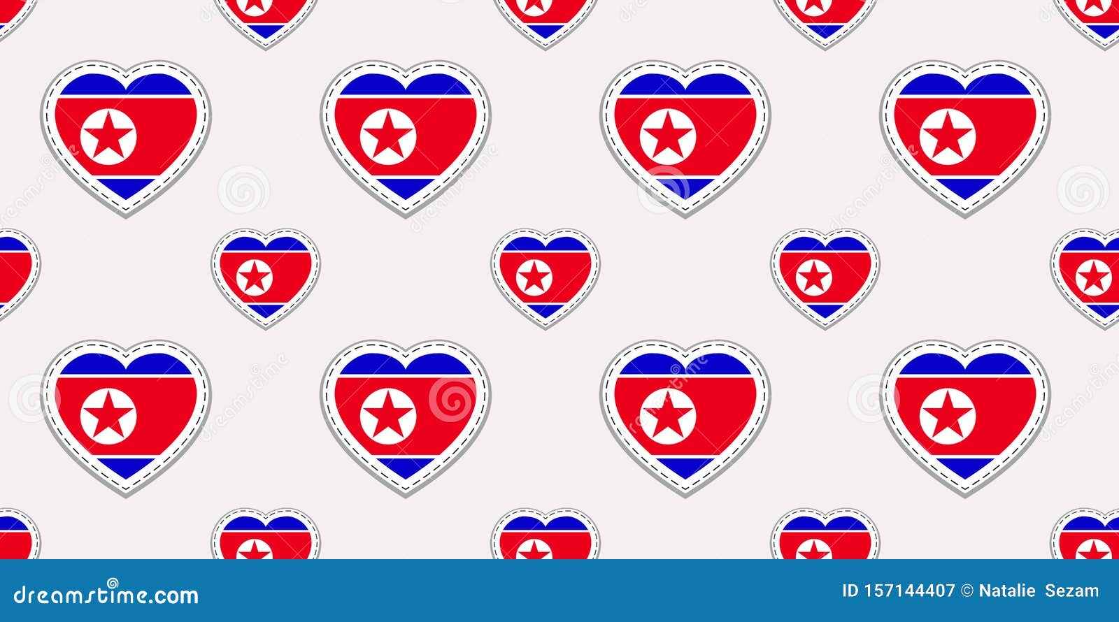 Фон флага Северной Кореи. Наклейки вектора Северной Кореи. Символы сердца любви. Модель безшовная кндр. Хороший Иллюстрация вектора - иллюстрации насчитывающей корейско, повторено: 157144407
