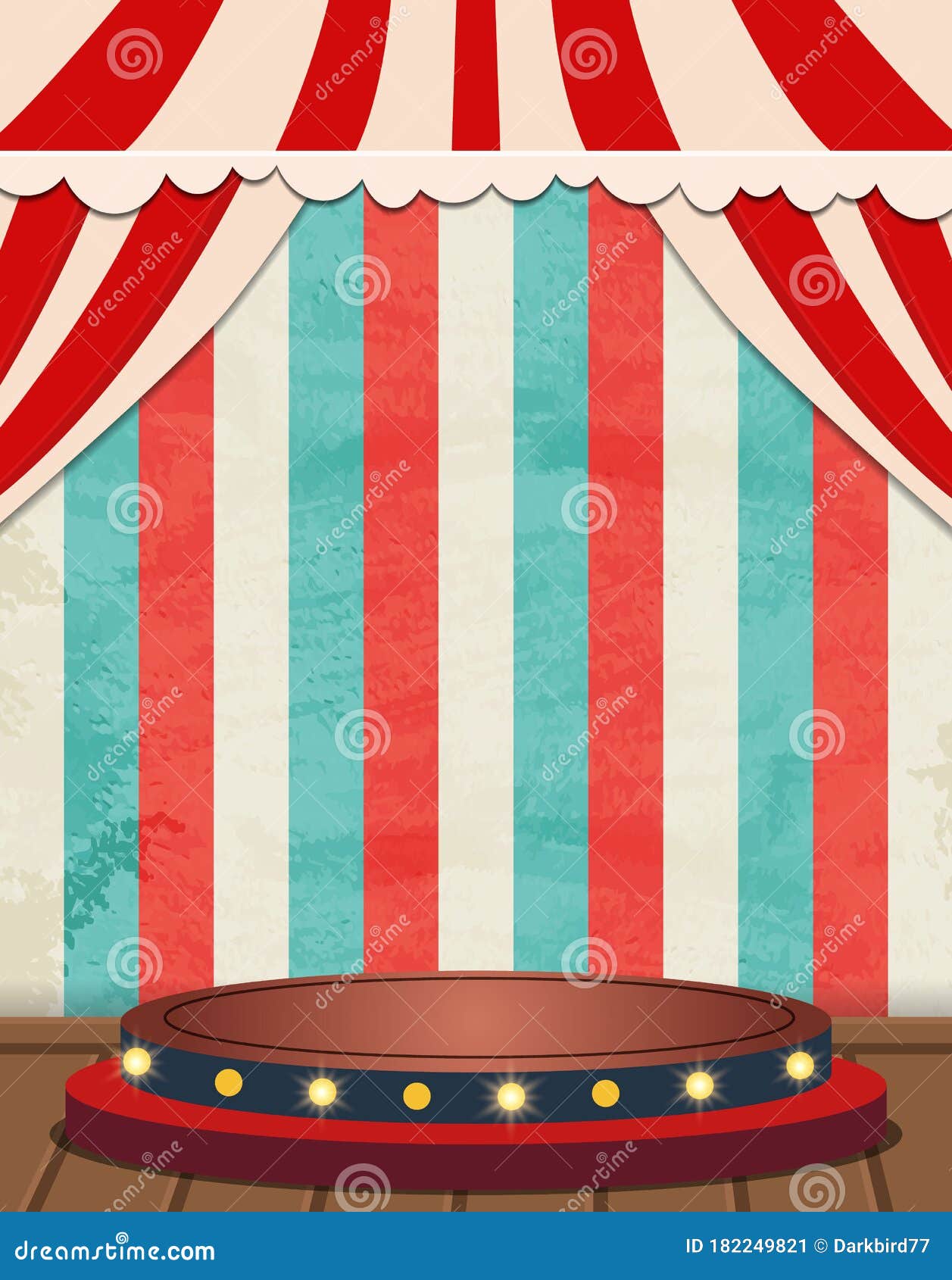 Фон цирка полосатых с винтажным палаткой и подиумом. Дизайн для шоу,  концерт представления Иллюстрация вектора - иллюстрации насчитывающей  ресторан, открыто: 182249821