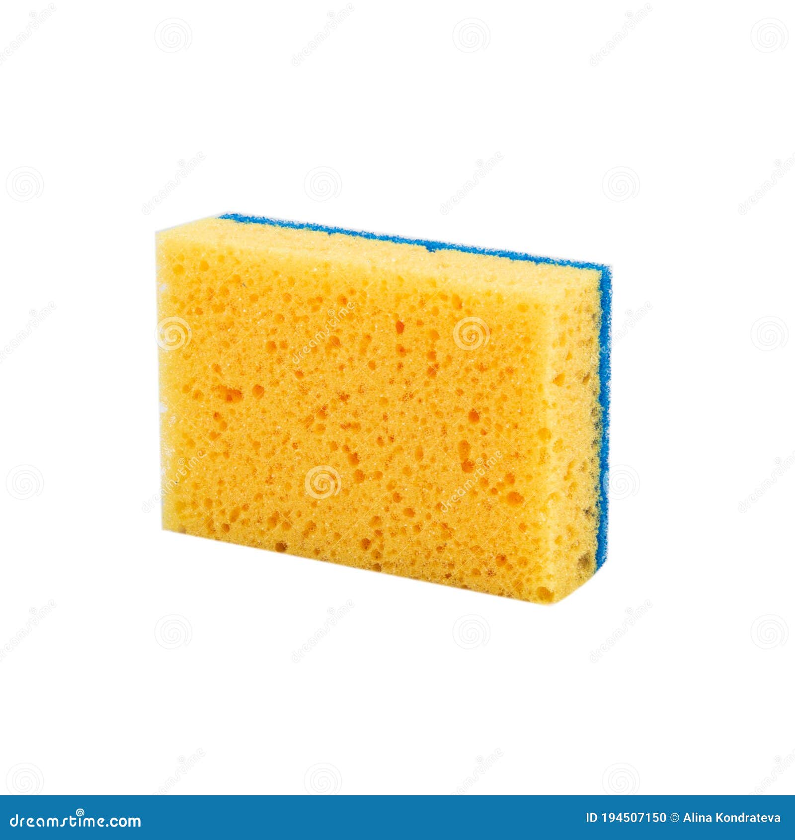 cleaning sponges on a white background, Stock image