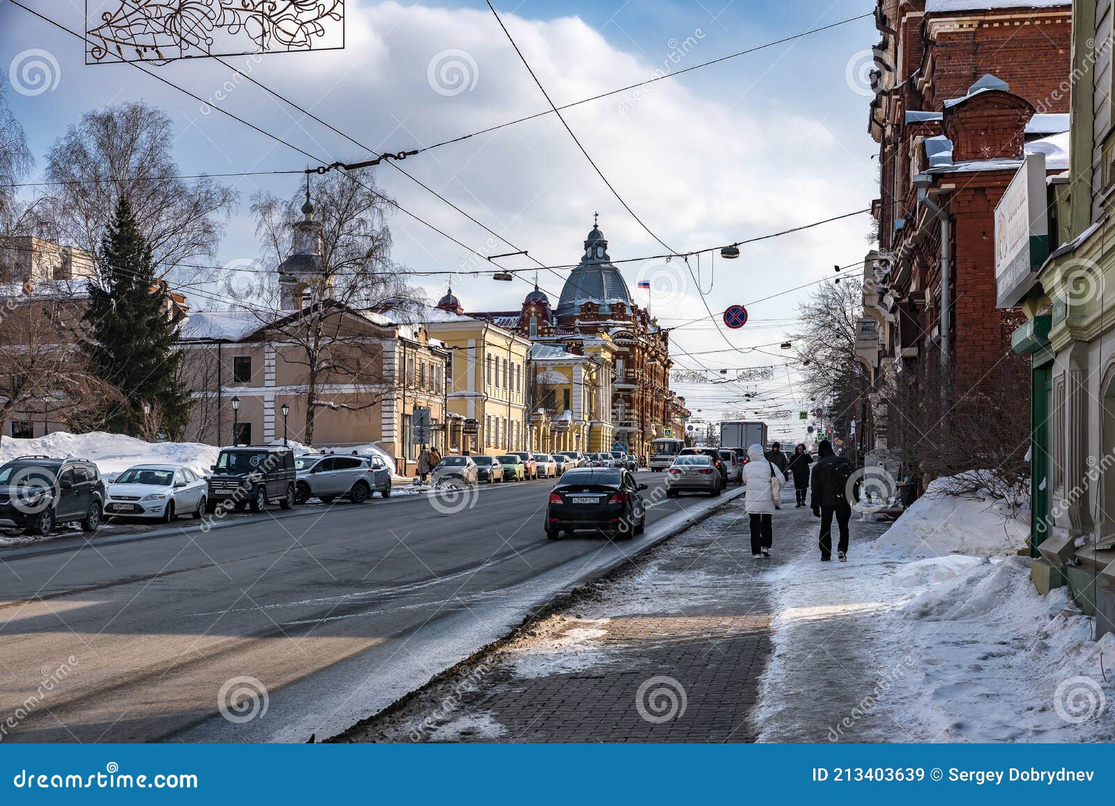 Центральная часть города Томска проспект ленина Редакционное Стоковое  Изображение - изображение насчитывающей перемещение, отклонение: 213403639