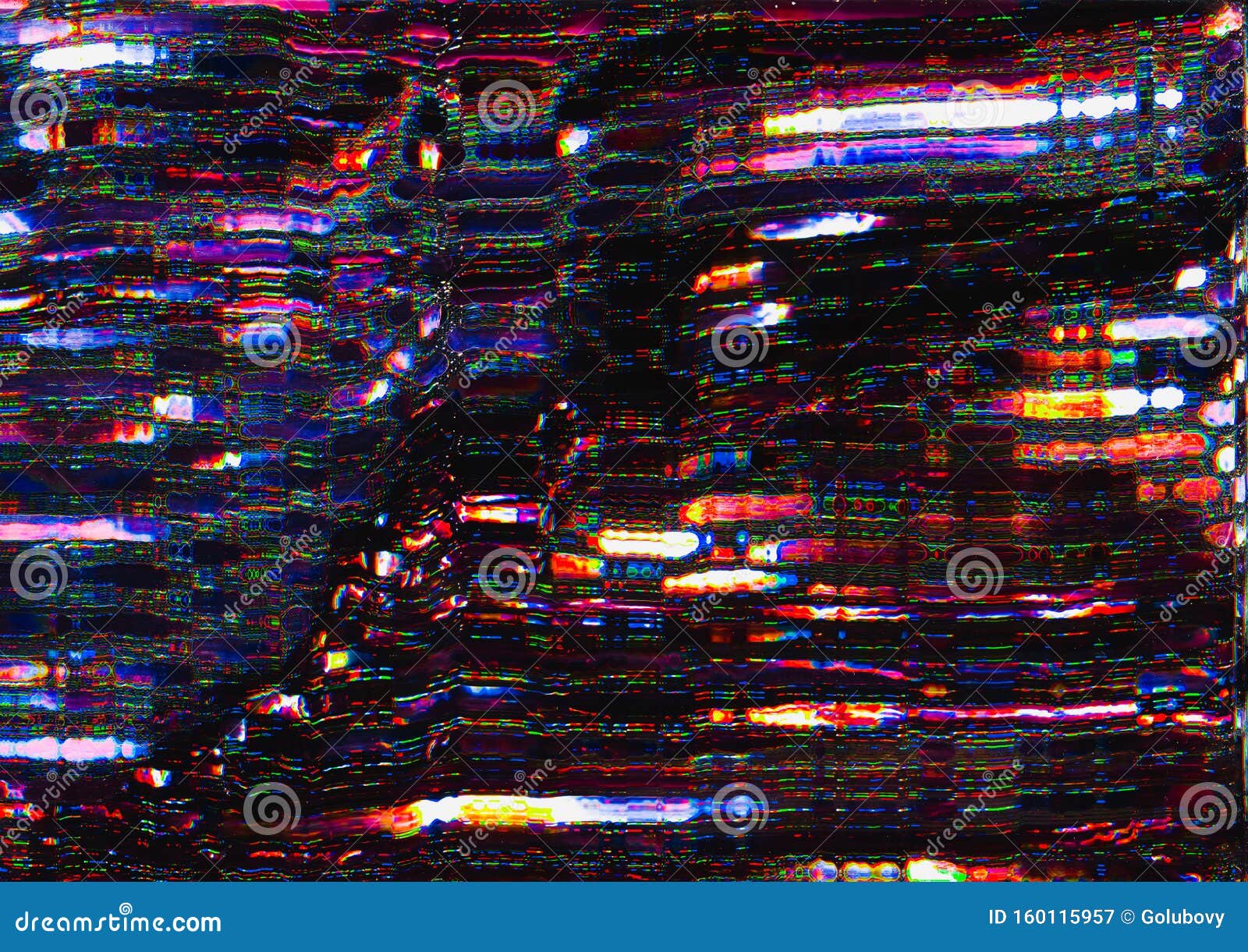 Цифровой сигнал Glitch Art Error Pixel статический шум Стоковое Изображение - изображение насчитывающей гранж, ошибка: 160115957