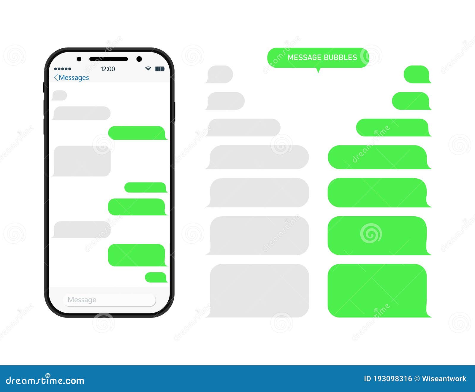 Чат через пузырь в телефоне. Средства общения в Messenger. Сообщение, в  котором. Sms и разговор в приложении на мобильном экране. Иллюстрация  вектора - иллюстрации насчитывающей пример, обсуждение: 193098316