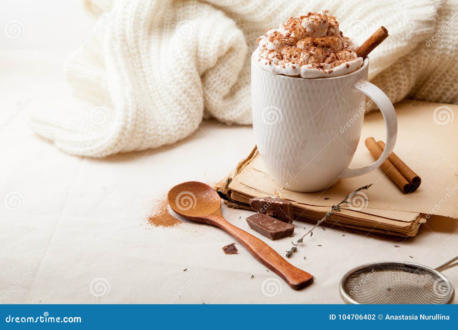 Whipped Cream with Cacao