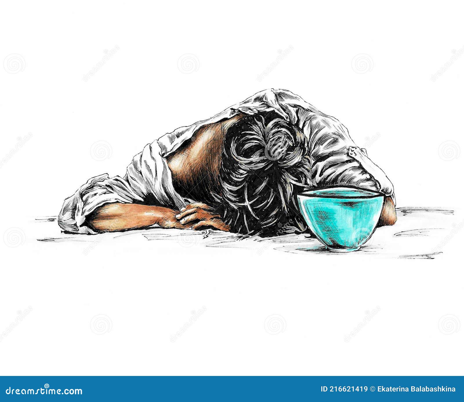 человек со стаканом воды устал на столе Иллюстрация штока - иллюстрации  насчитывающей разветвляя, линия: 216621419
