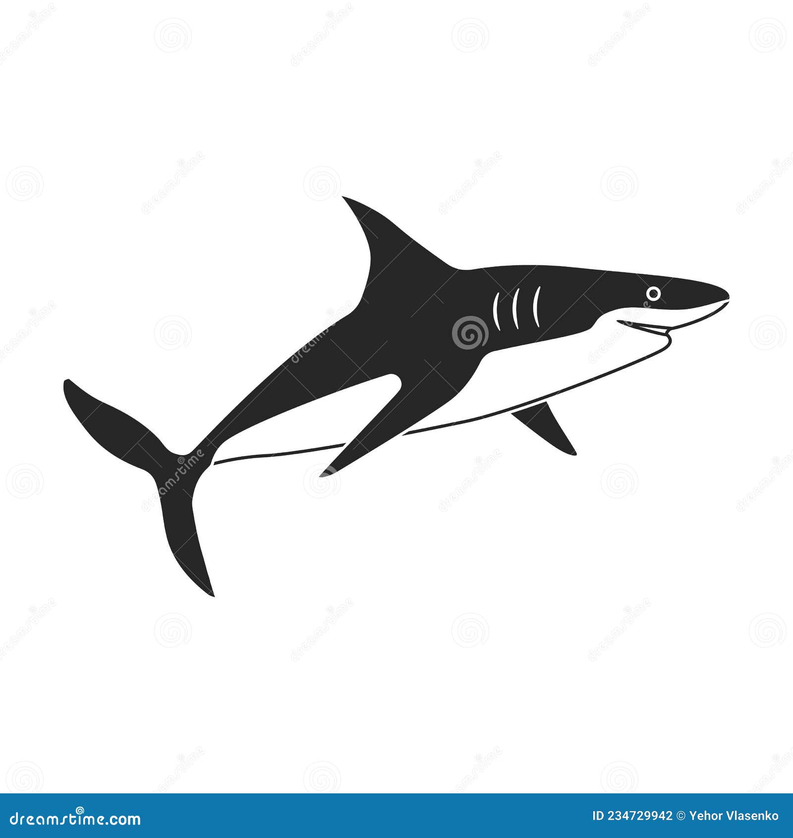 черная акула векторная векторная векторная векторная рыба морской. изолированная иллюстрация значка акулы на белом фоне. Иллюстрация вектора - иллюстрации насчитывающей ребро, тварь: 234729942