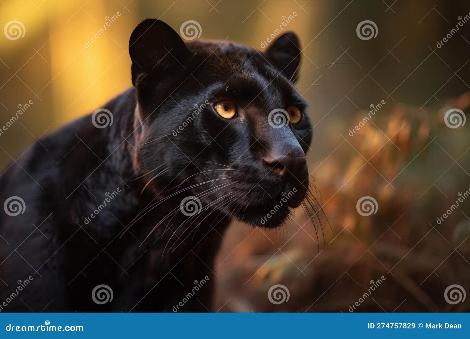 черная кошка-пантер, идущая по деревьям, Иллюстрация штока - иллюстрации  насчитывающей семья, фауна: 274757829