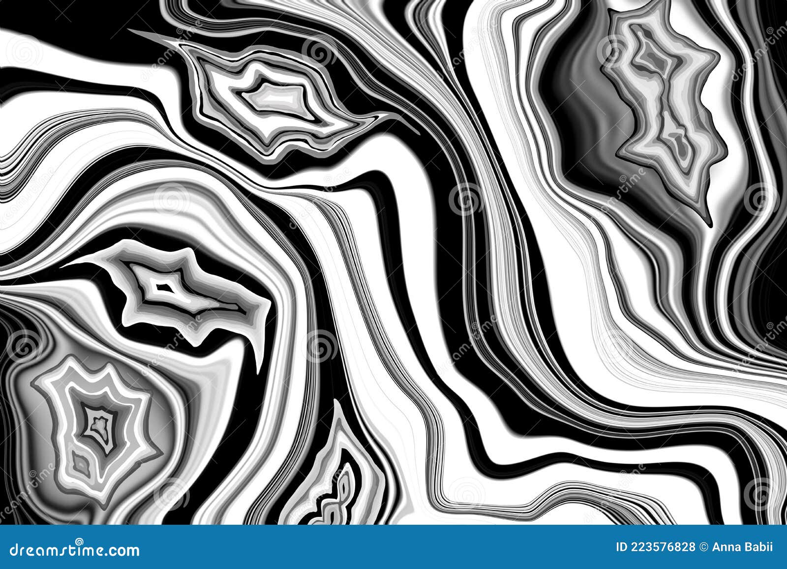 черно-белая мраморная текстура. абстрактный фон рябь агат. Стоковое Фото -  изображение насчитывающей поверхность, люкс: 223576828