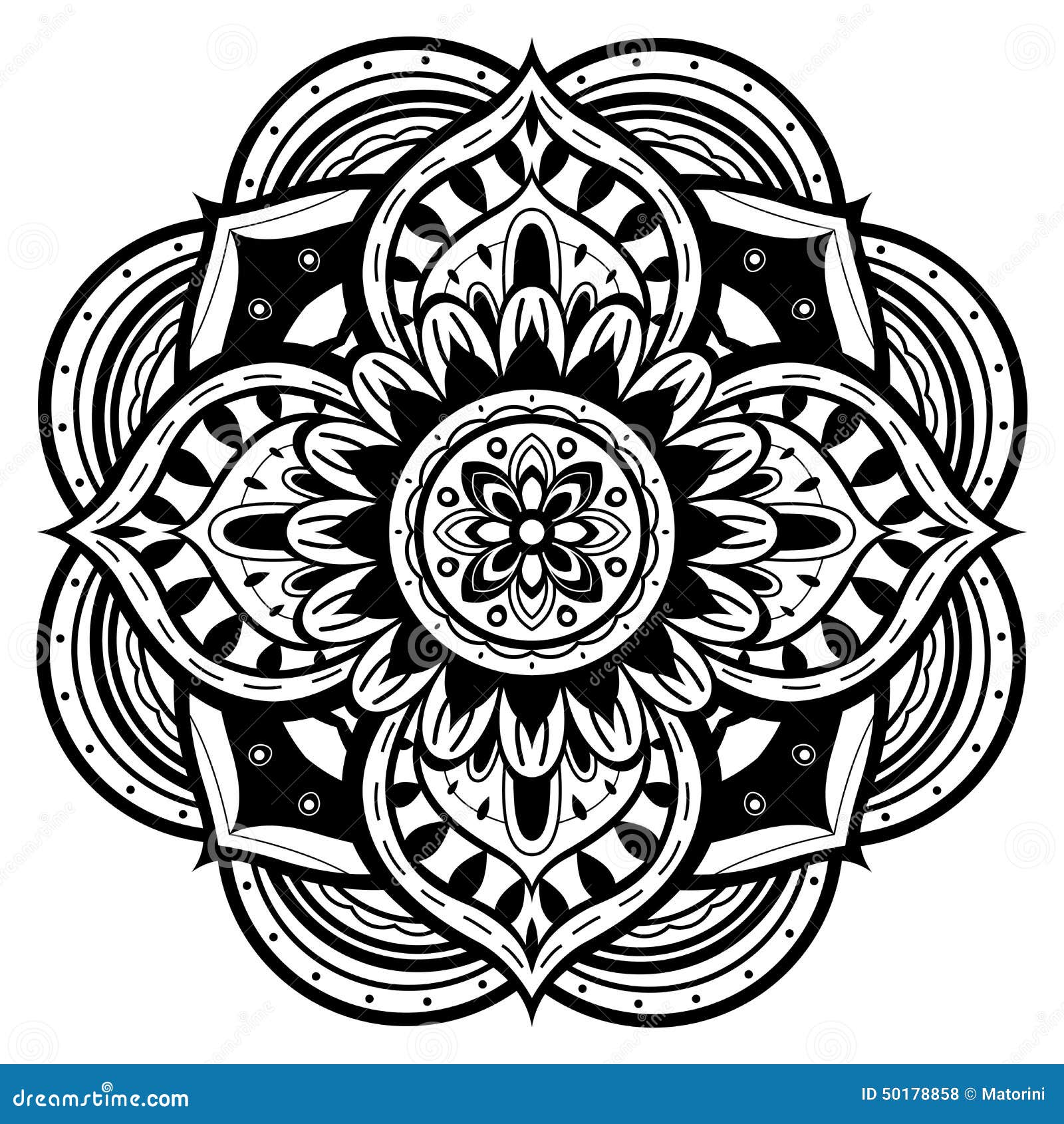 Mandala Phone Wallpaper Black and White Phone wallpapers
