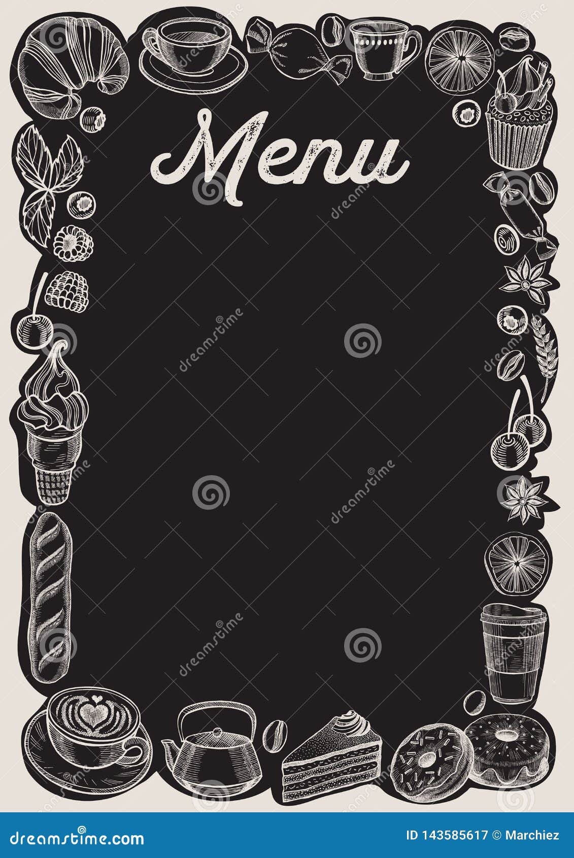 Фон для меню черно белый