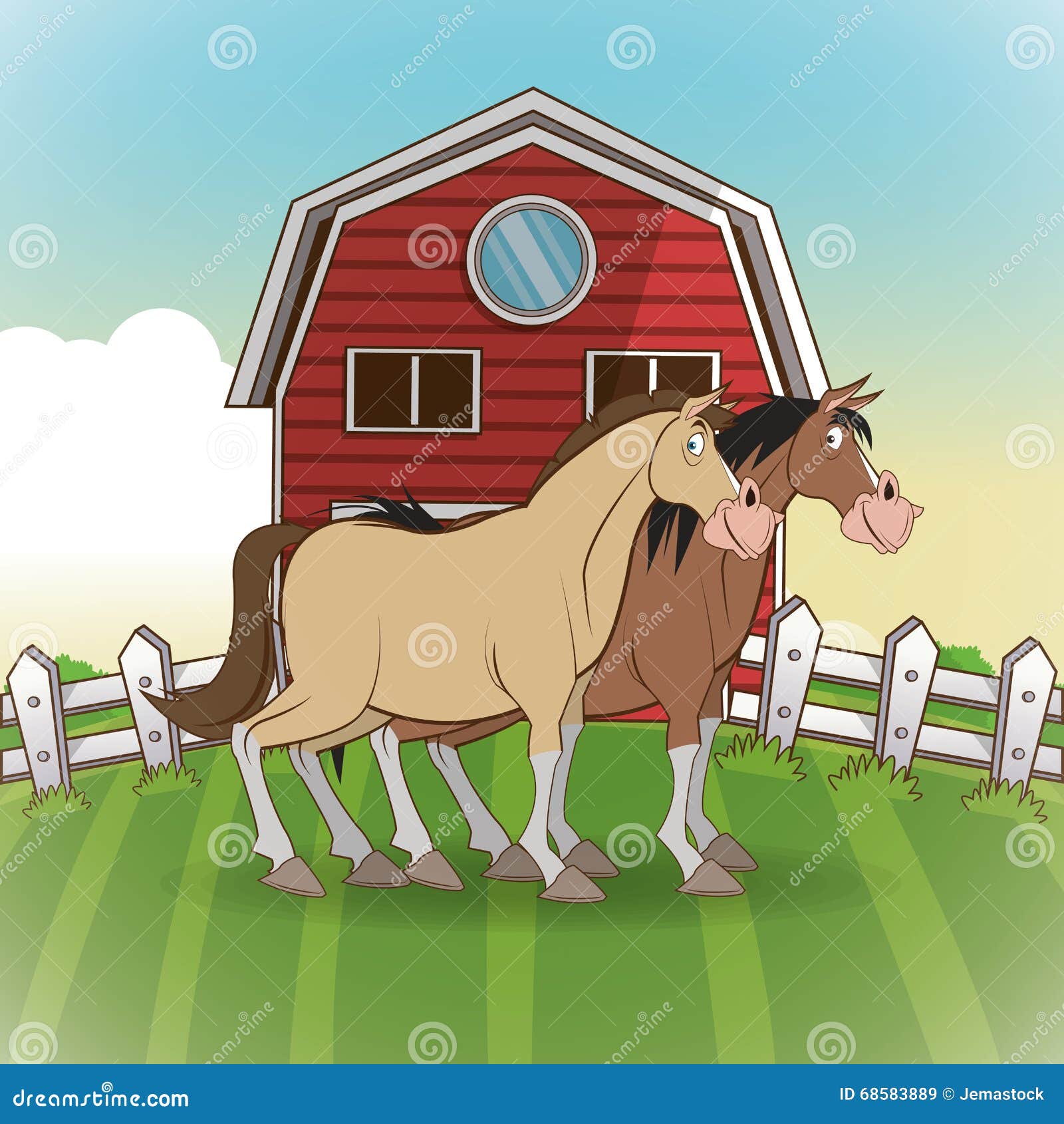 Конюшня рисунок. Конюшня мультяшная. Лошади на ферме. Конюшня рисунок для детей.