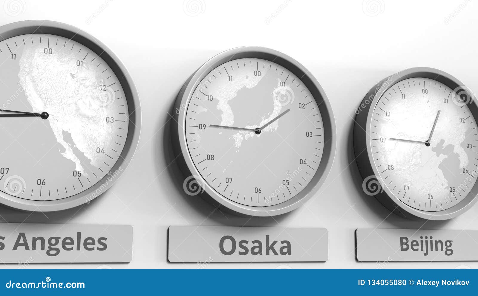 "Часы", Осака, Япония. Местное время рисунок. Часы Сантьяго описание. Friends in different time Zones.
