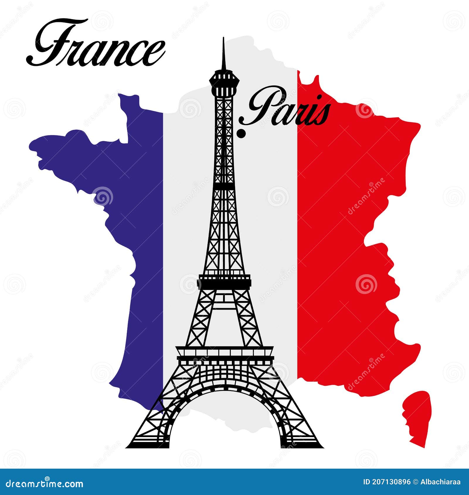 A symbol of paris. Эмблема Франция Париж. Столица Франции Париж с флагом. Столица Парижа флаг. Франция на карте иллюстрация.