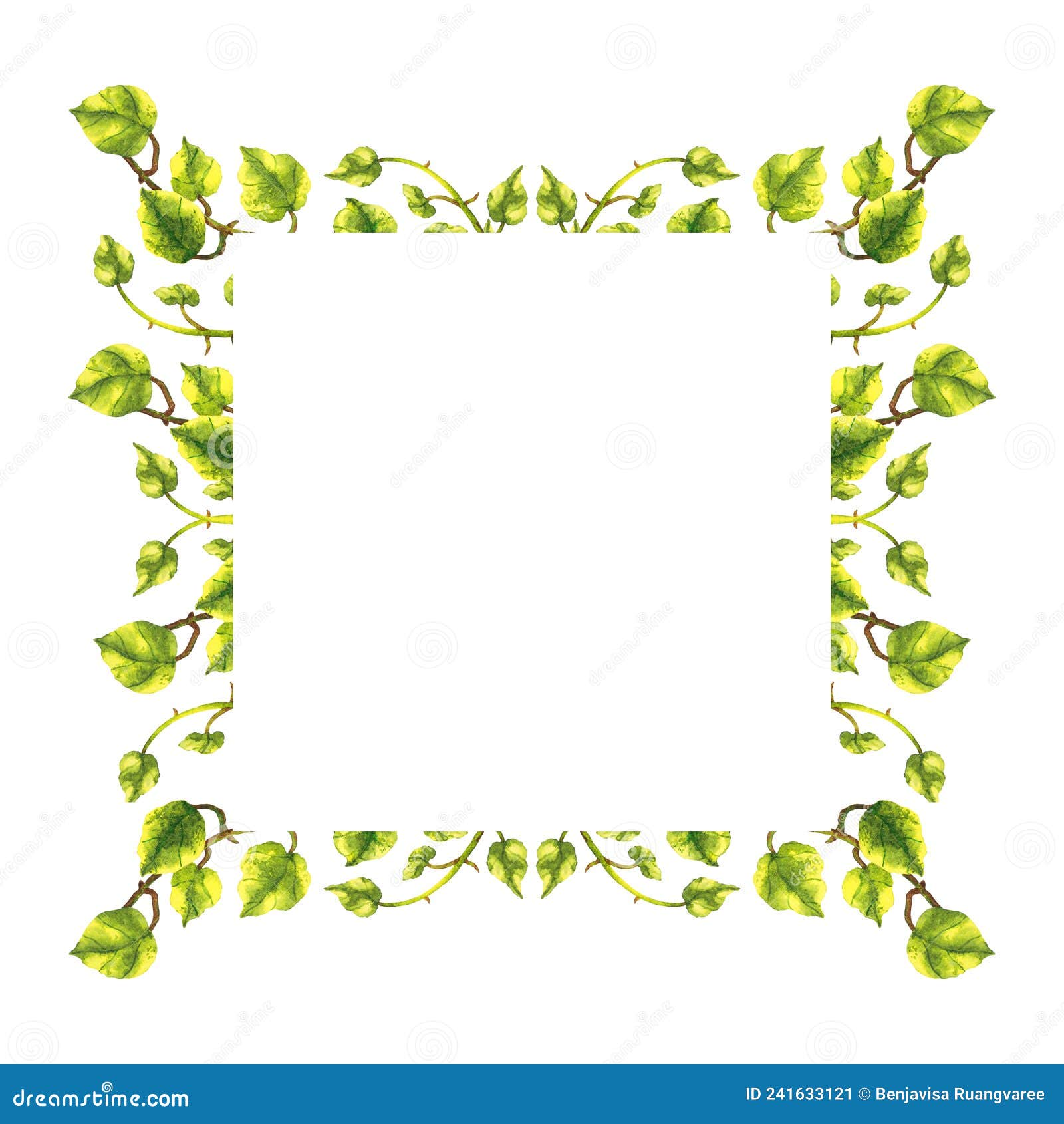 эпиваунный тропический цветочный лист цветка шаблон рама акварель рисунокрисунок дизайн карта фон свадебное приглашение Иллюстрация штока -иллюстрации насчитывающей листво, декоративно: 241633121