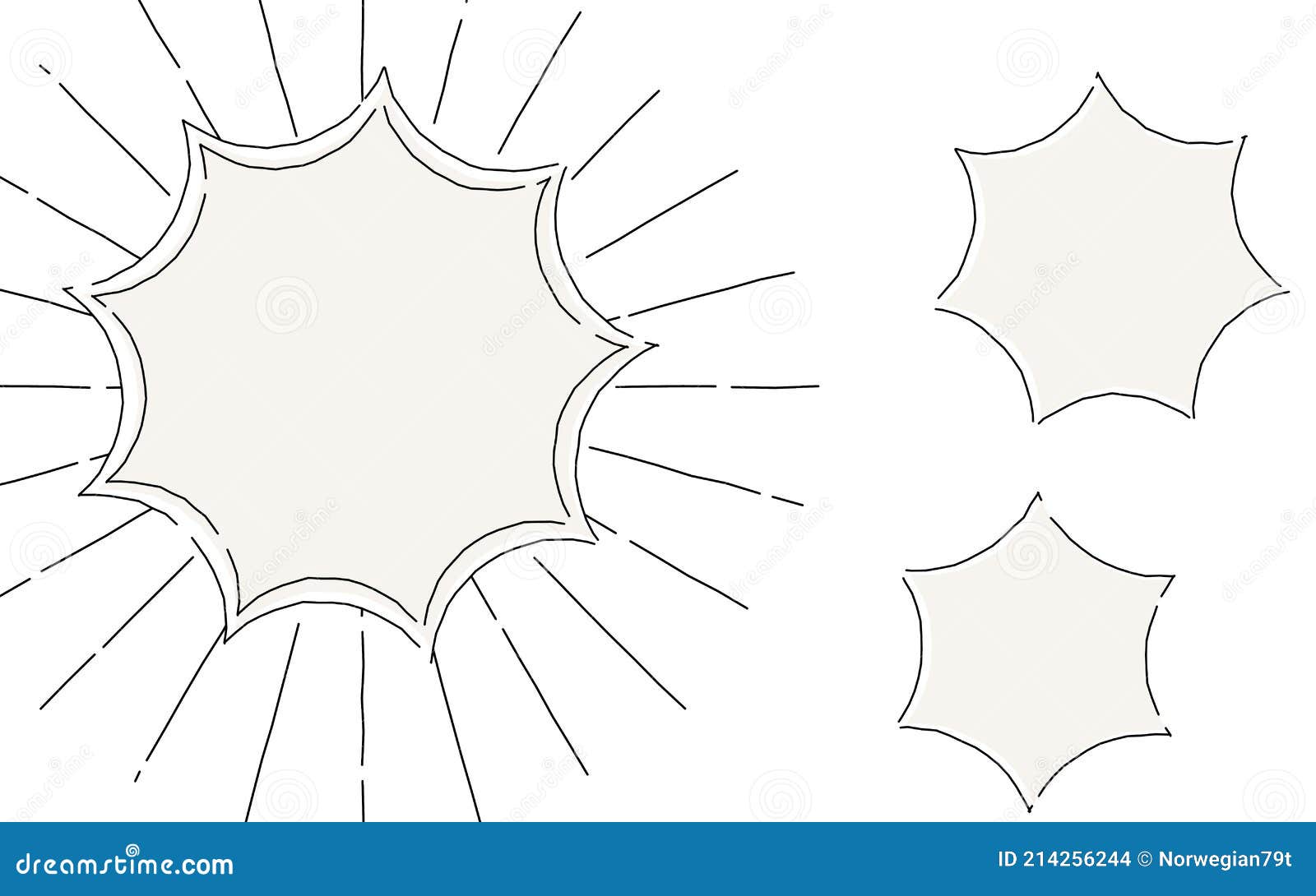 ゆるい線画 手書き風の集中線付き吹き出しセット Stock Illustration Illustration Of Emphasis ゆるい線画 手書き風の集中線付き吹き出しセット Stock Illustration Illustration Of Emphasis