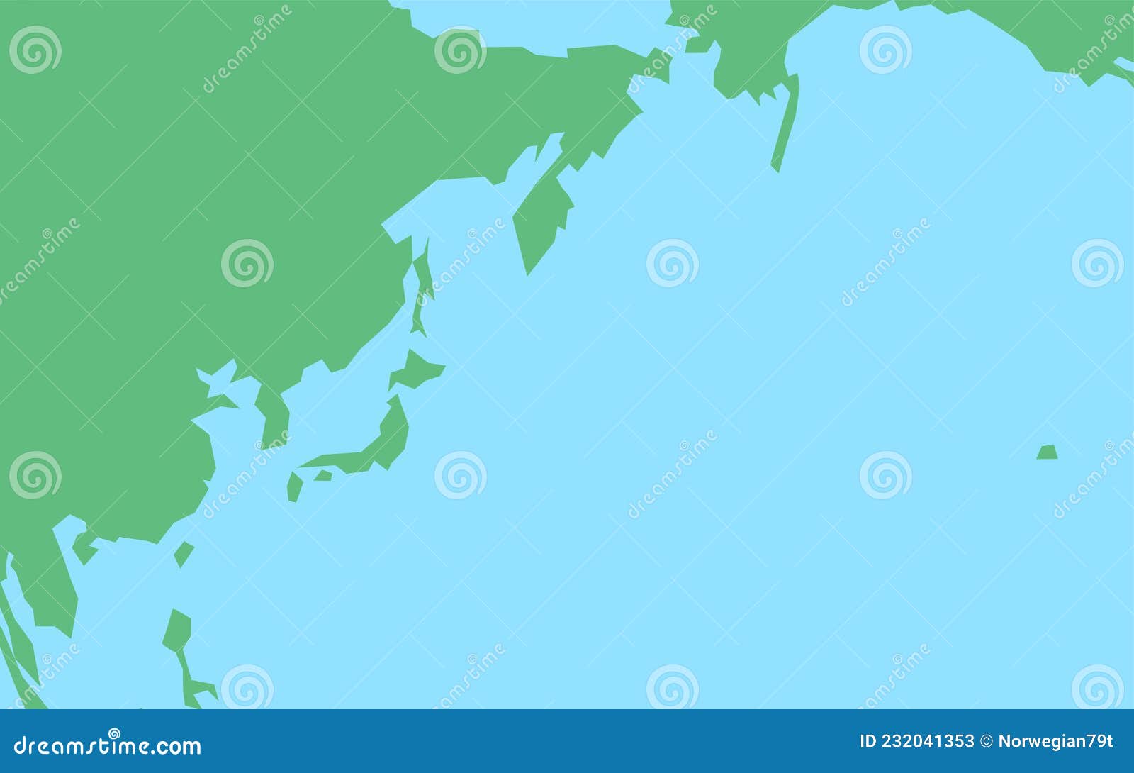 シンプルな日本周辺の世界地図 Stock Illustration Illustration Of Global