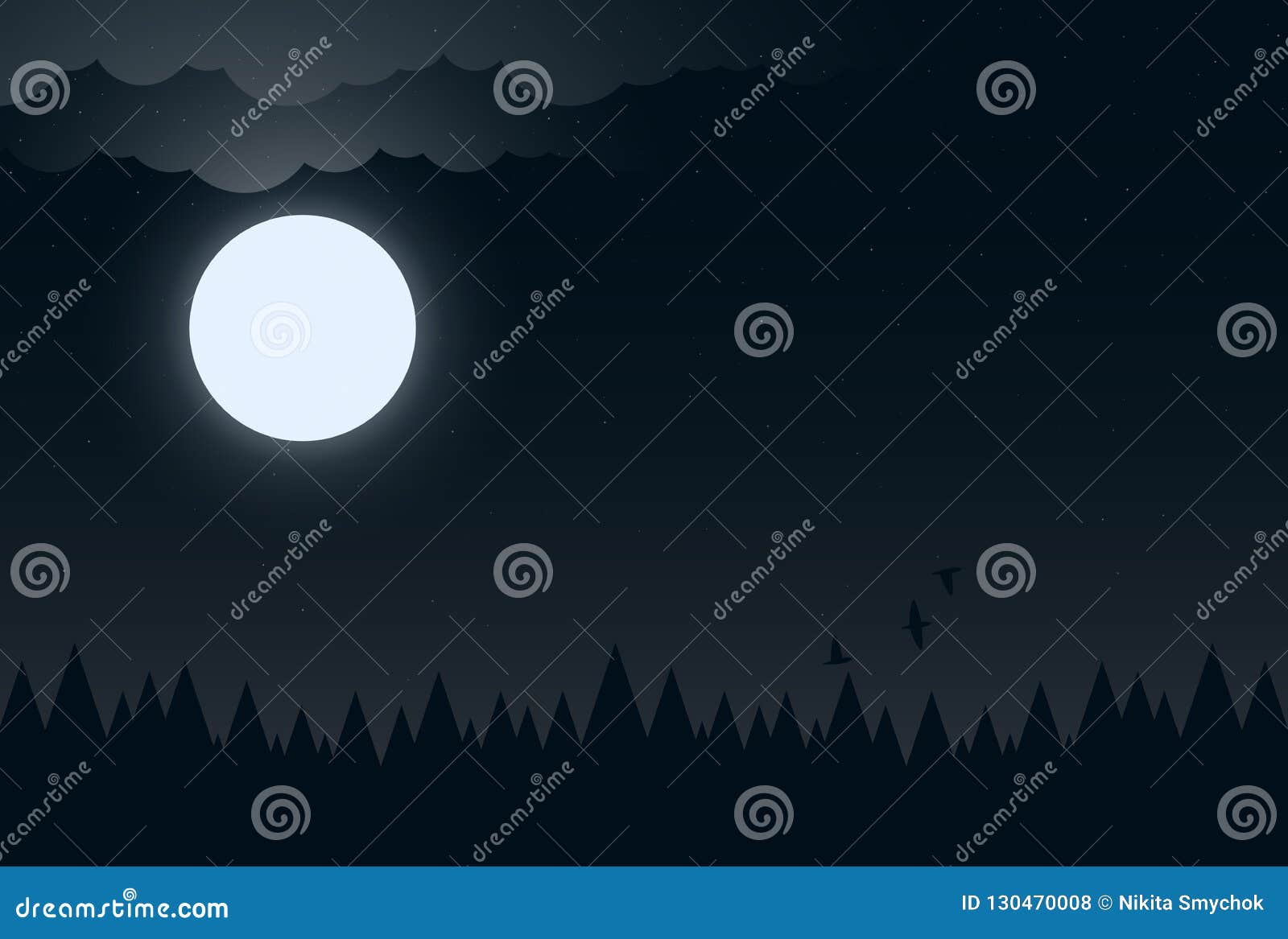 与月亮 云彩和黑暗的森林的夜背景向量例证 插画包括有靠山 背包 户外 闪烁 黑暗 节假日 与月亮 云彩和黑暗的森林的夜背景向量例证 插画包括有靠山 背包 户外 闪烁 黑暗 节假日