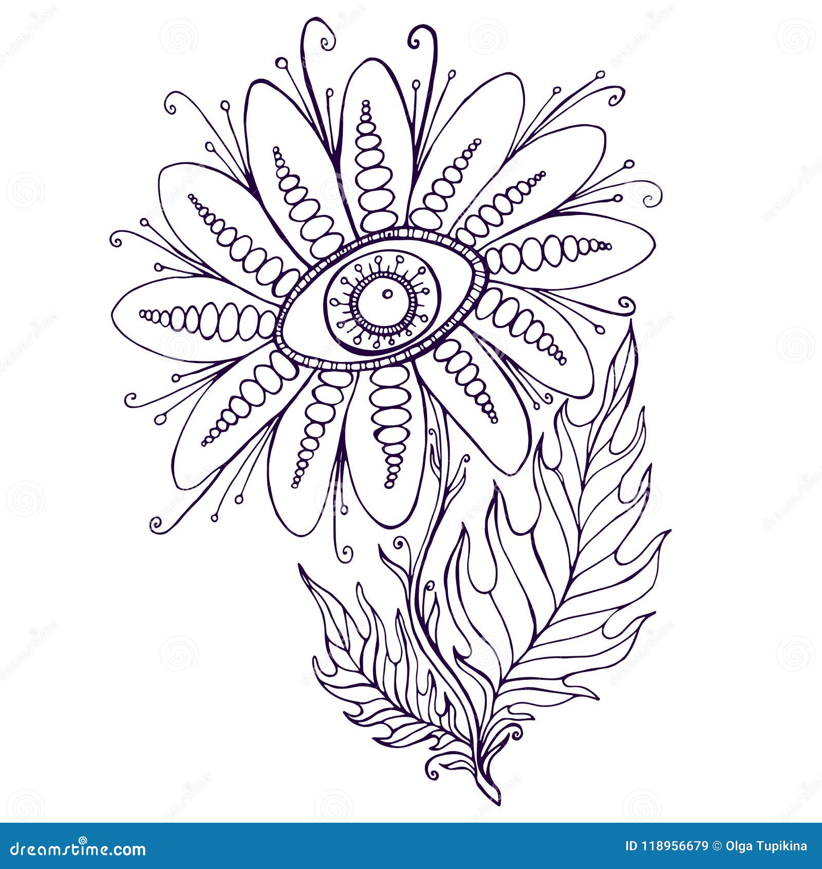 与眼睛着色页的幻想装饰花向量例证 插画包括有眼睛 着色 徽标 开花 线路 坛场 抽象 与眼睛着色页的幻想装饰花向量例证 插画包括有眼睛 着色 徽标 开花 线路 坛场 抽象