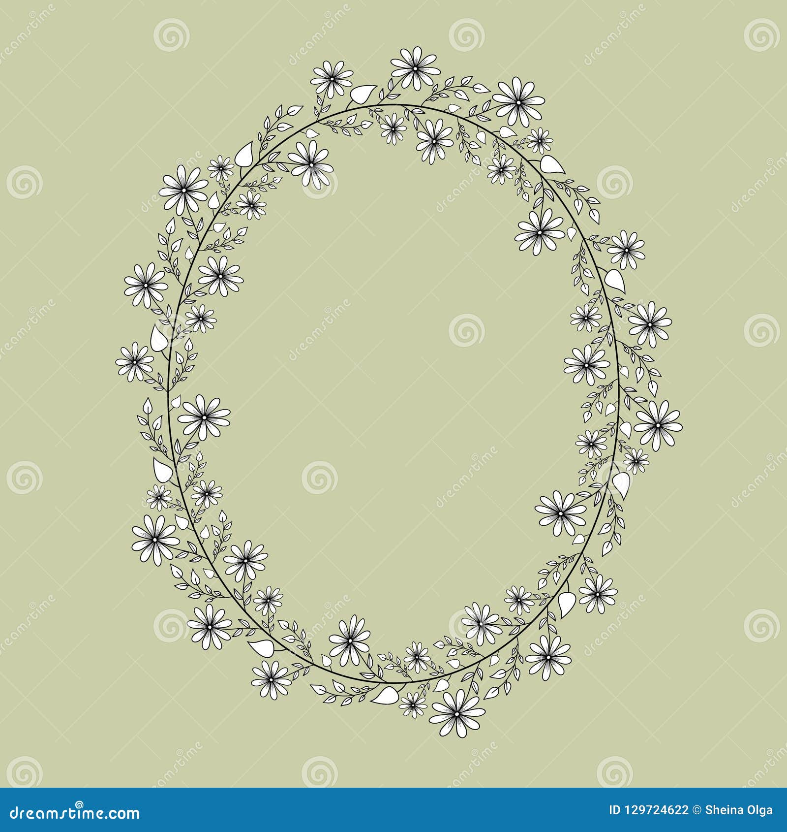 与黑白乱画叶子和花的卵形花卉框架向量例证 插画包括有图象 艺术 节假日 问候 乱画 设计 与黑白乱画叶子和花的卵形花卉框架向量例证 插画包括有图象 艺术 节假日 问候 乱画 设计