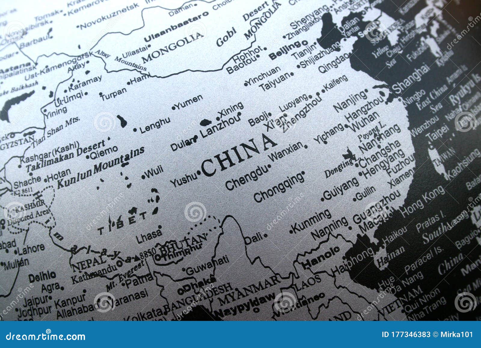 世界地图 中国黑白库存图片 图片包括有映射 世界 地理 中国 区域 投反对票 详细资料