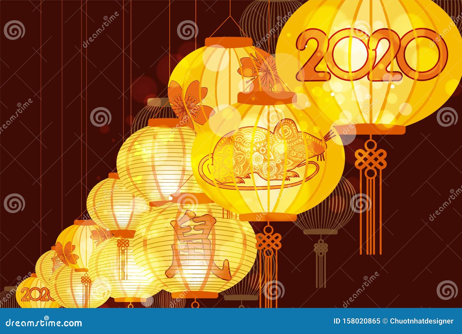 中国元宵灯唐人街背景中的春灯翻译鼠标库存例证 插画包括有 中国元宵灯唐人街背景中的春灯翻译鼠标库存例证 插画包括有