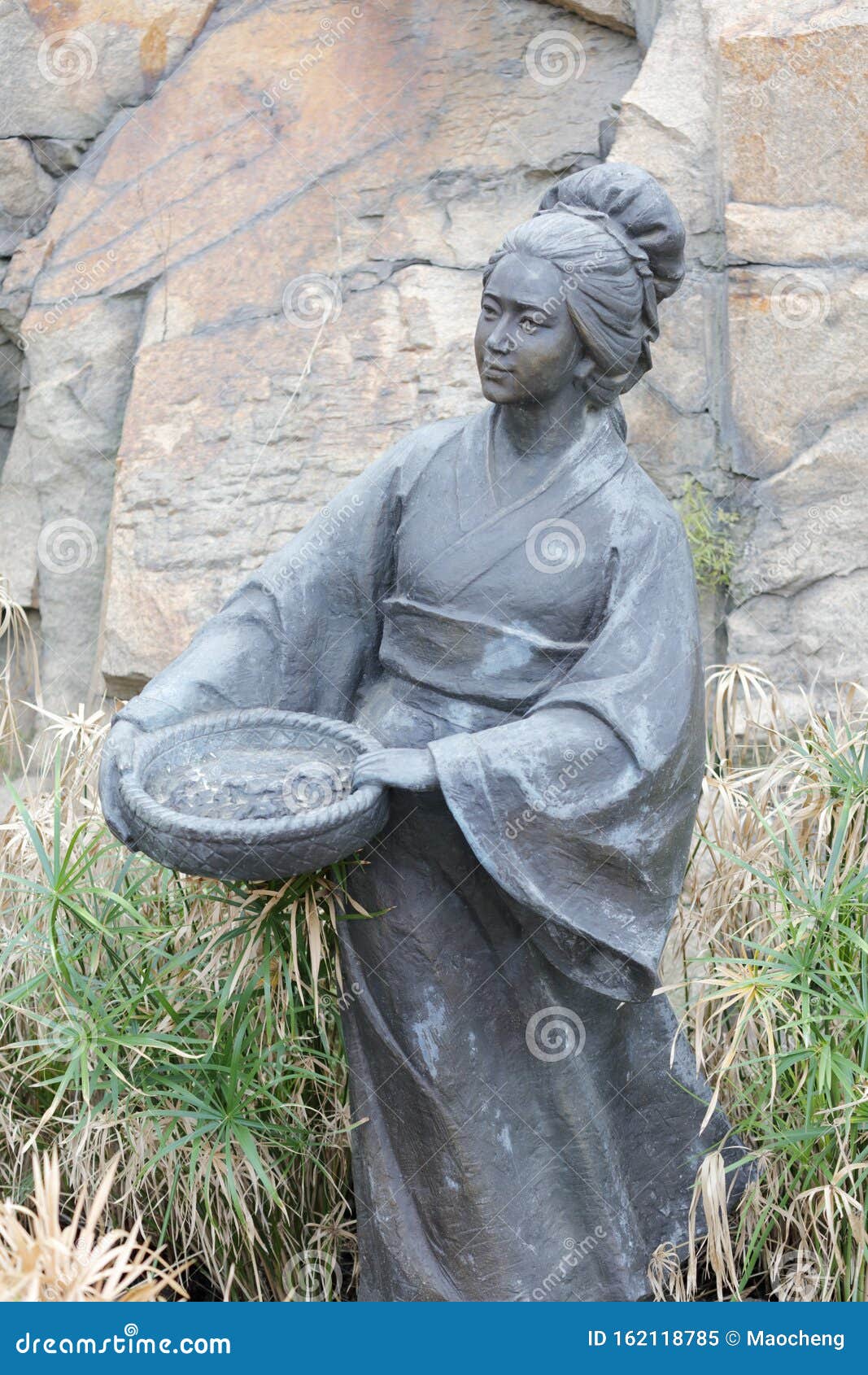 中国古代家族女性雕像 土坯rgb 库存图片 图片包括有立场 石头 簸箕 镇痛药 朝代 贤哲