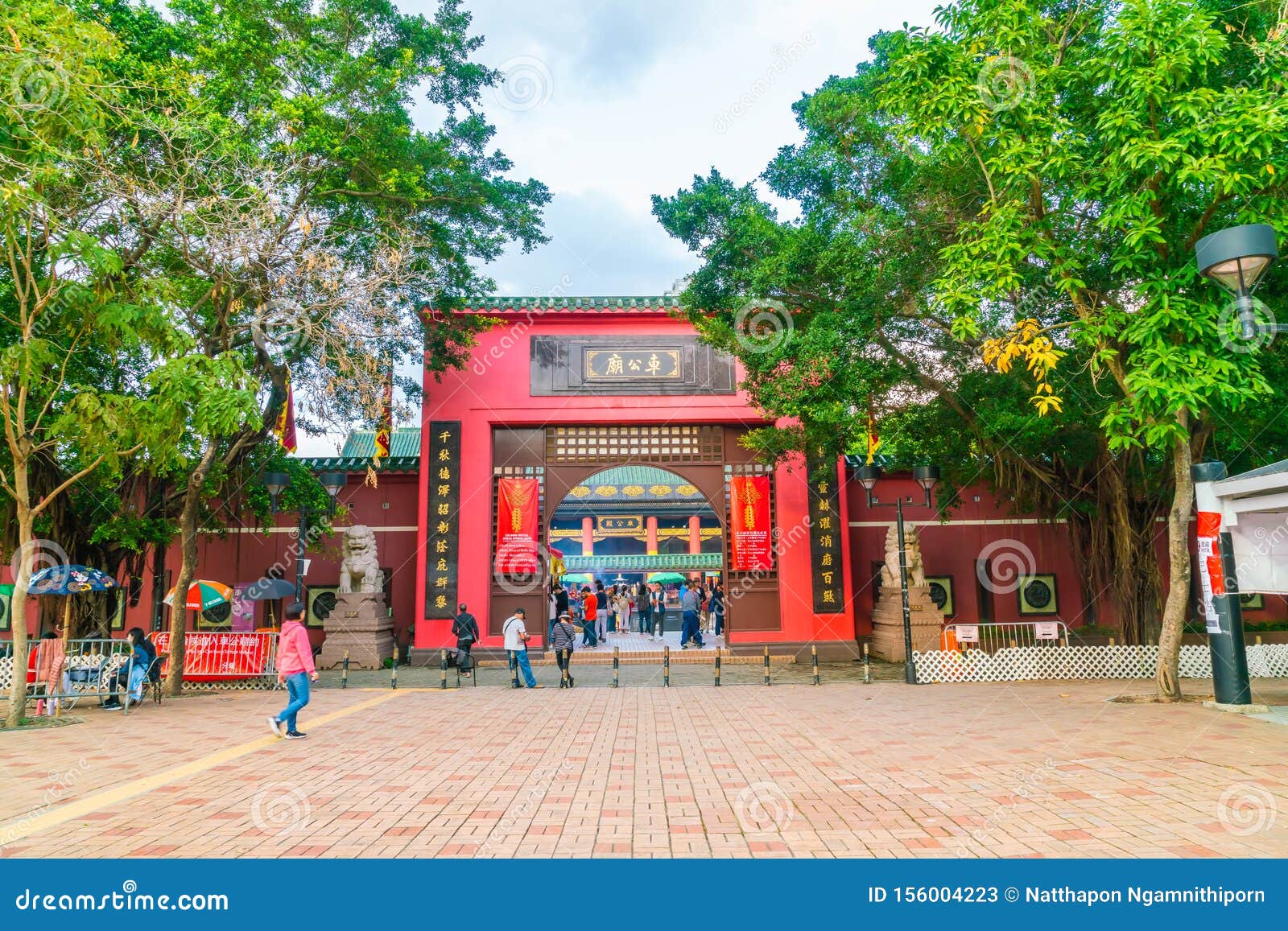 中国香港 19年2月日 香港车公庙观车公庙是地标 是热门旅游编辑类库存照片 图片包括有
