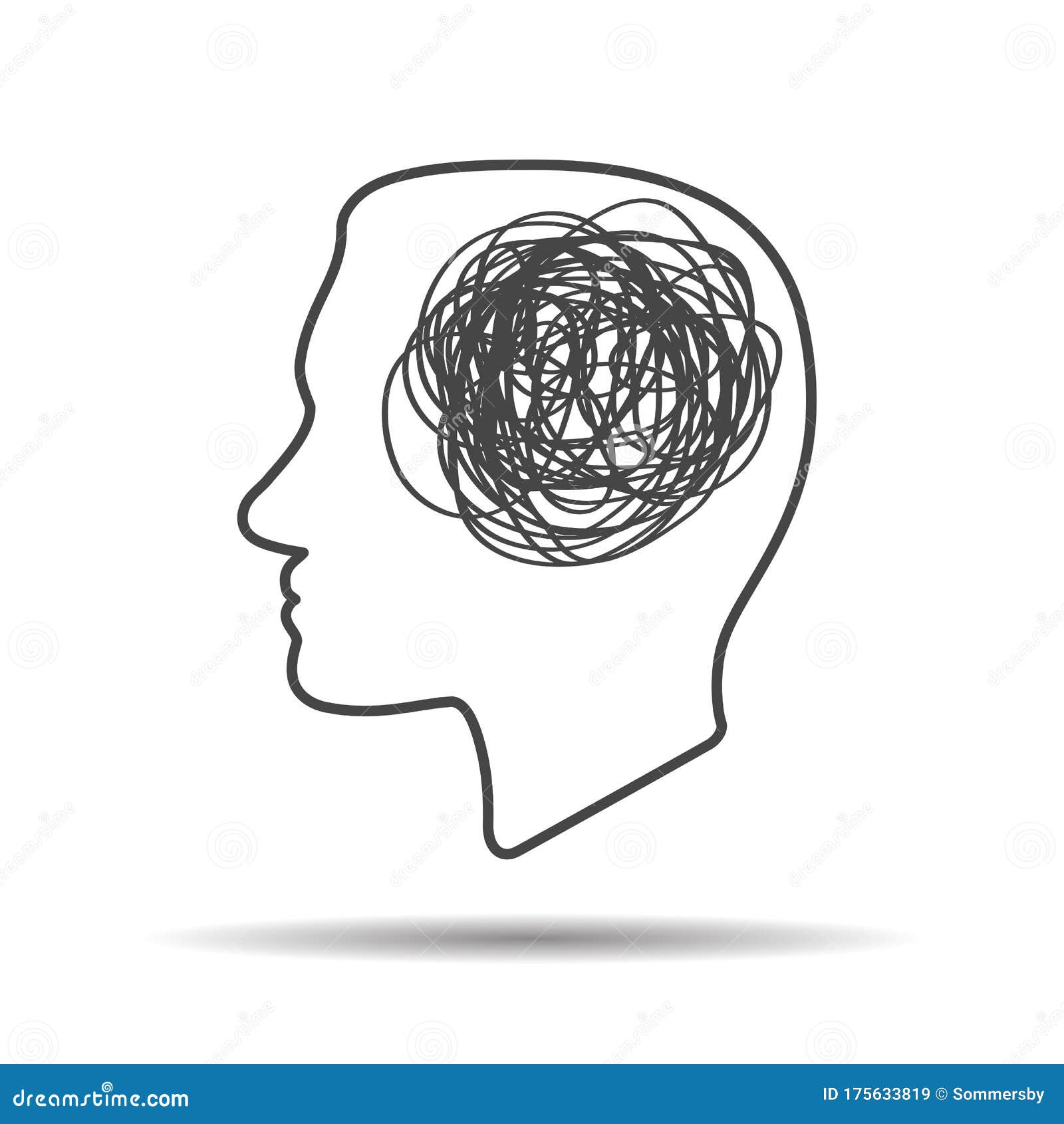 人头的轮廓 内线缠结 如大脑混乱思维过程 混乱 人格障碍的概念向量例证 插画包括有混乱思维过程 混乱 人格障碍的概念 人头的轮廓 内线缠结 如大脑 人头的轮廓 内线缠结 如大脑混乱思维过程 混乱 人格障碍的概念向量例证 插画包括有混乱思维过程 混乱 人格障碍的概念 人头的轮廓 内线缠结 如大脑