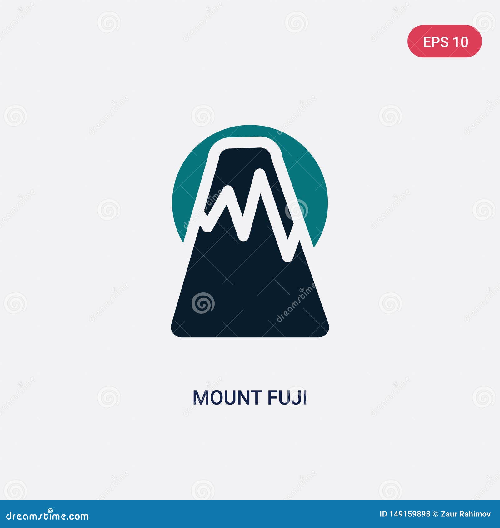 从地图和标志概念看富士山两色矢量图标孤立的蓝色富士山矢量符号可用于web 向量例证 插画包括有 从地图和标志概念看富士山两色矢量图标孤立的蓝色富士山矢量符号可用于web 向量例证 插画包括有