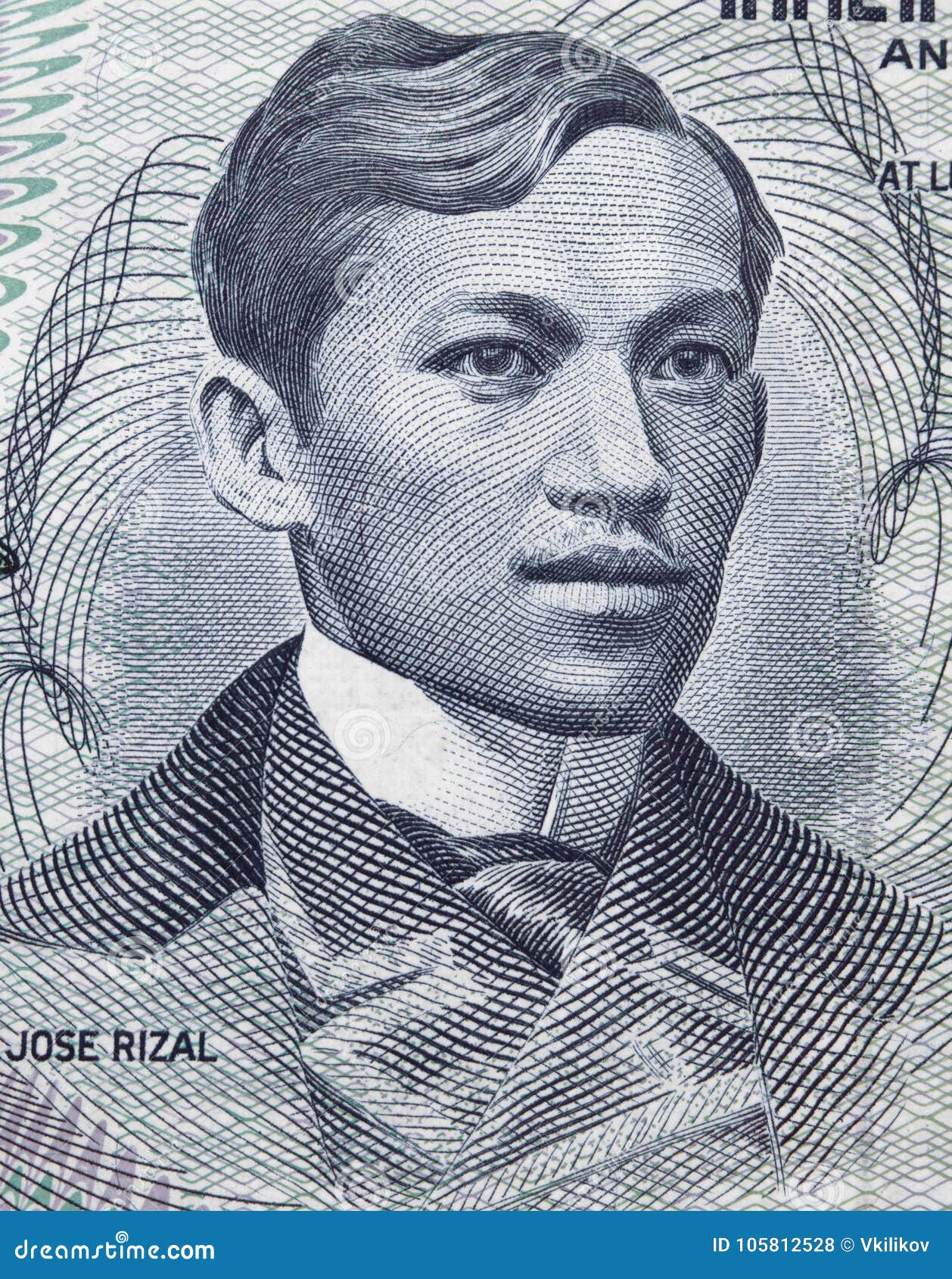 何塞里扎尔1861在菲律宾的a 16画象1 Piso 1969 B 库存照片 图片包括有英雄 广告牌