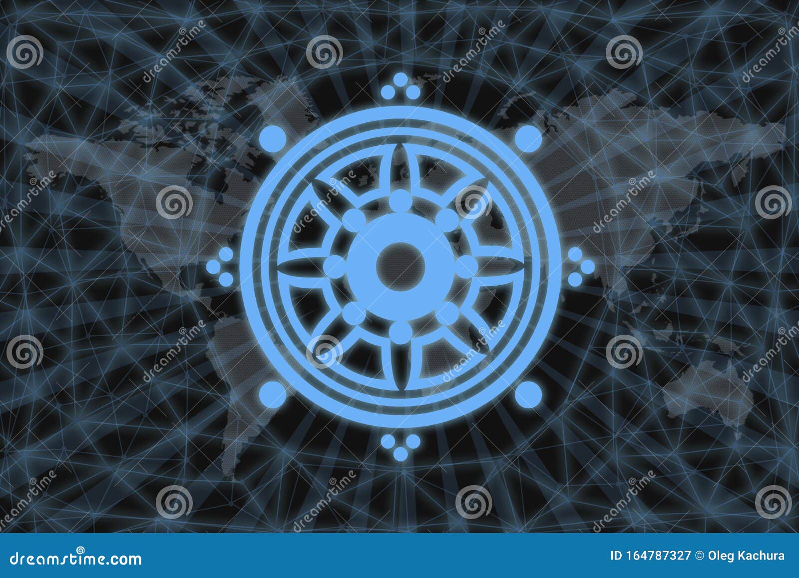 佛教的现代化设计背景很暗 世界地图设计的图形概念库存例证 插画包括有能源 印度 健康 装饰 佛教的现代化设计背景很暗 世界地图设计的图形概念库存例证 插画包括有能源 印度 健康 装饰