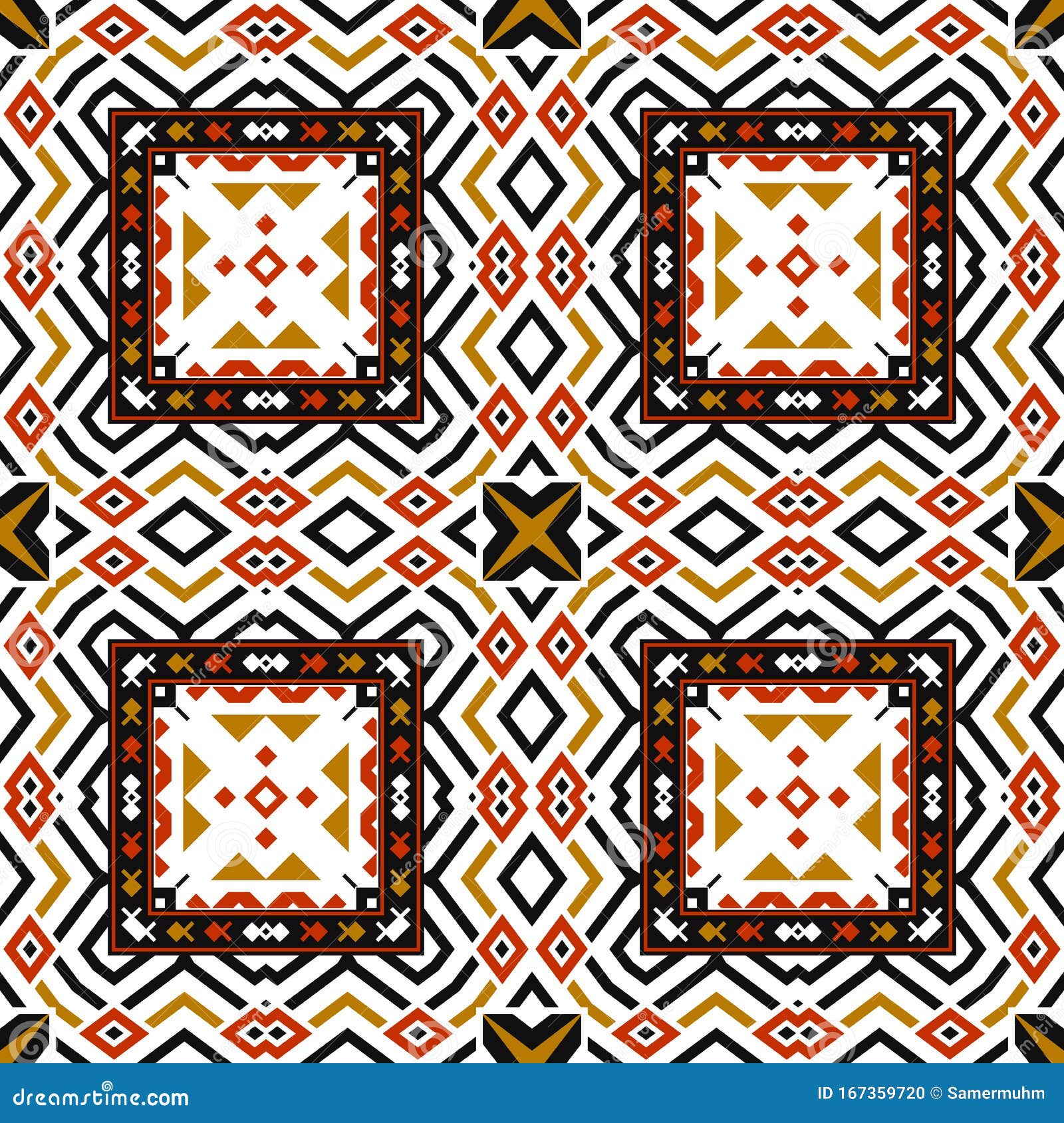 几何东方无缝图案传统设计背景 地毯 壁纸 服装 包装 蜡染 织物库存例证 插画包括有打印 织品