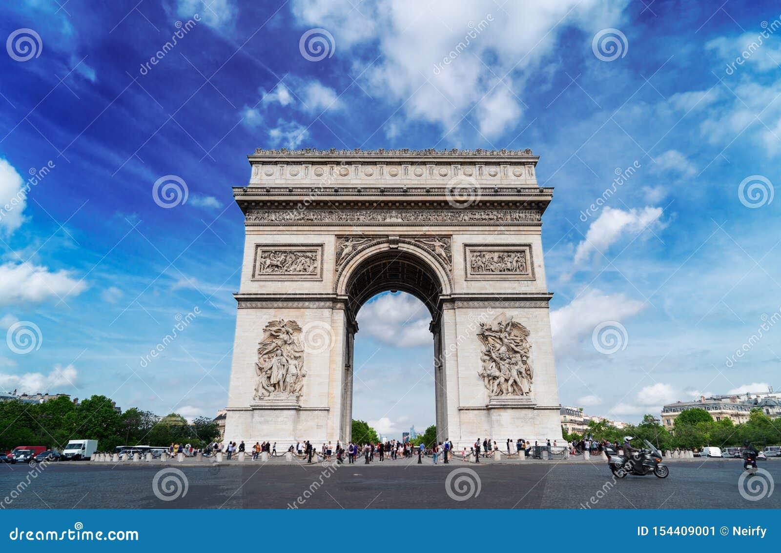 凯旋门 巴黎 法国编辑类照片 图片包括有国际 欧洲 汽车 安排 季度 旅行 拱道 户外