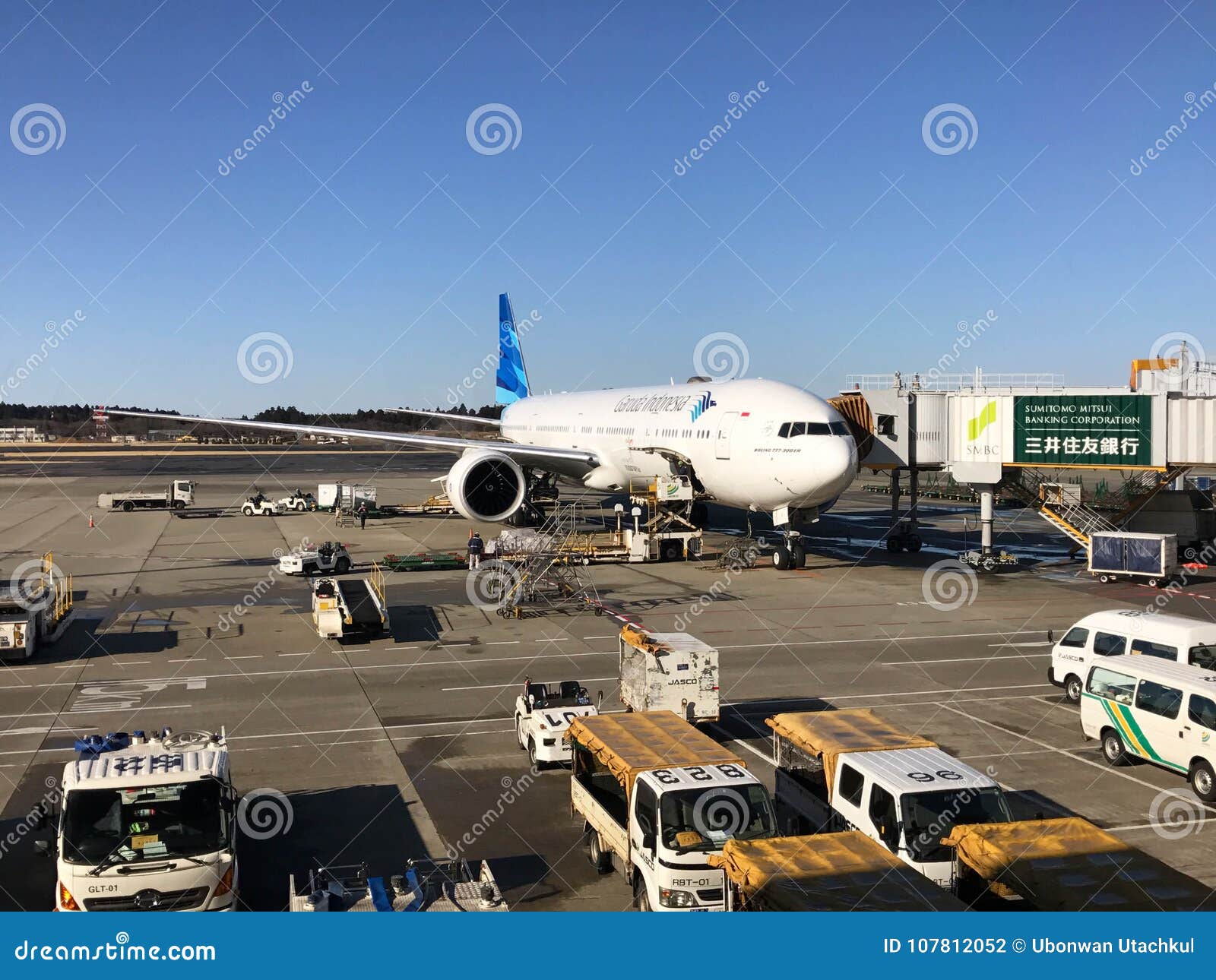千叶 日本 17年2月19日 成田空港operati看法图库摄影片 图片包括有跑道 货物