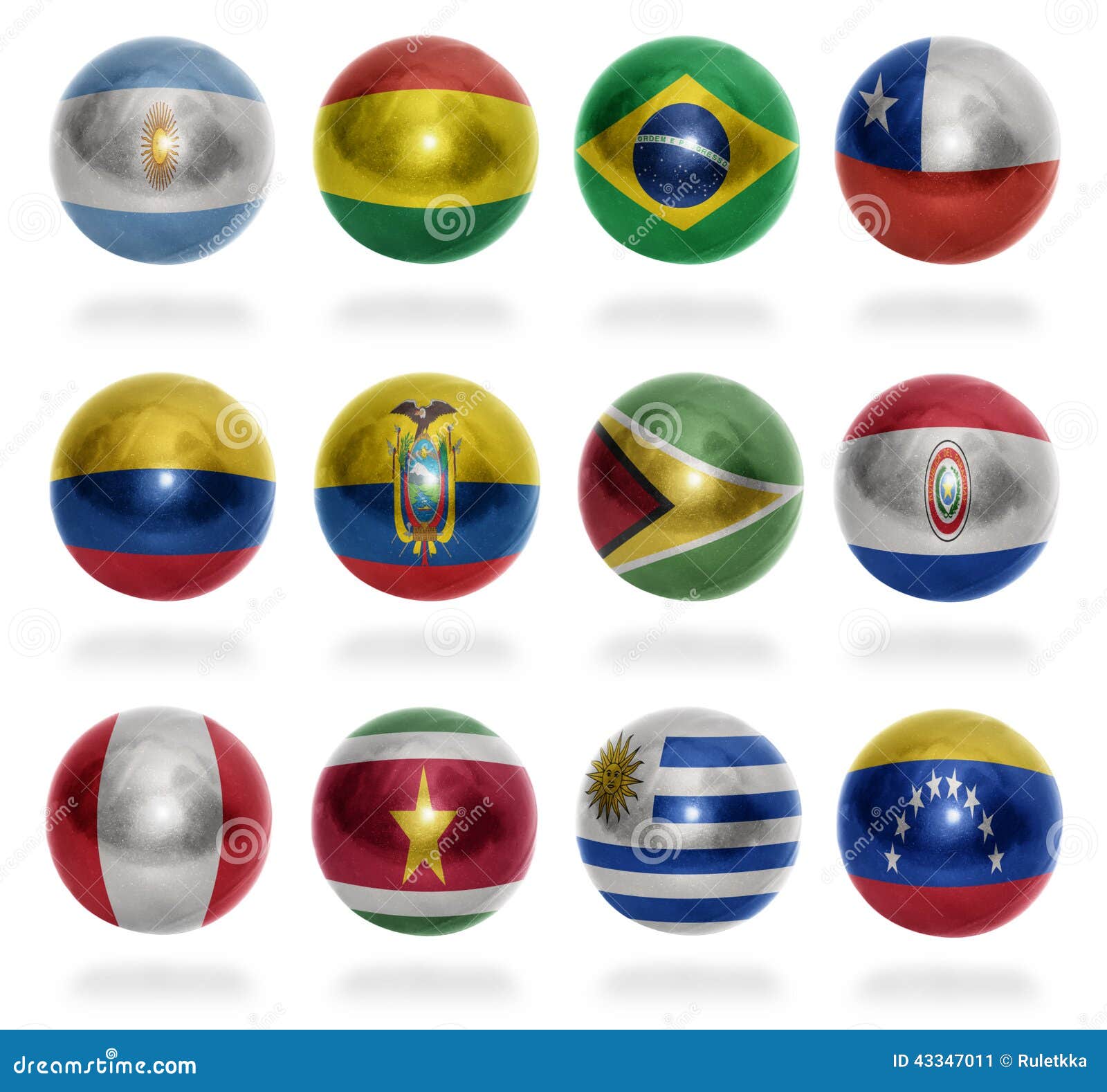 南美国旗球库存例证 插画包括有