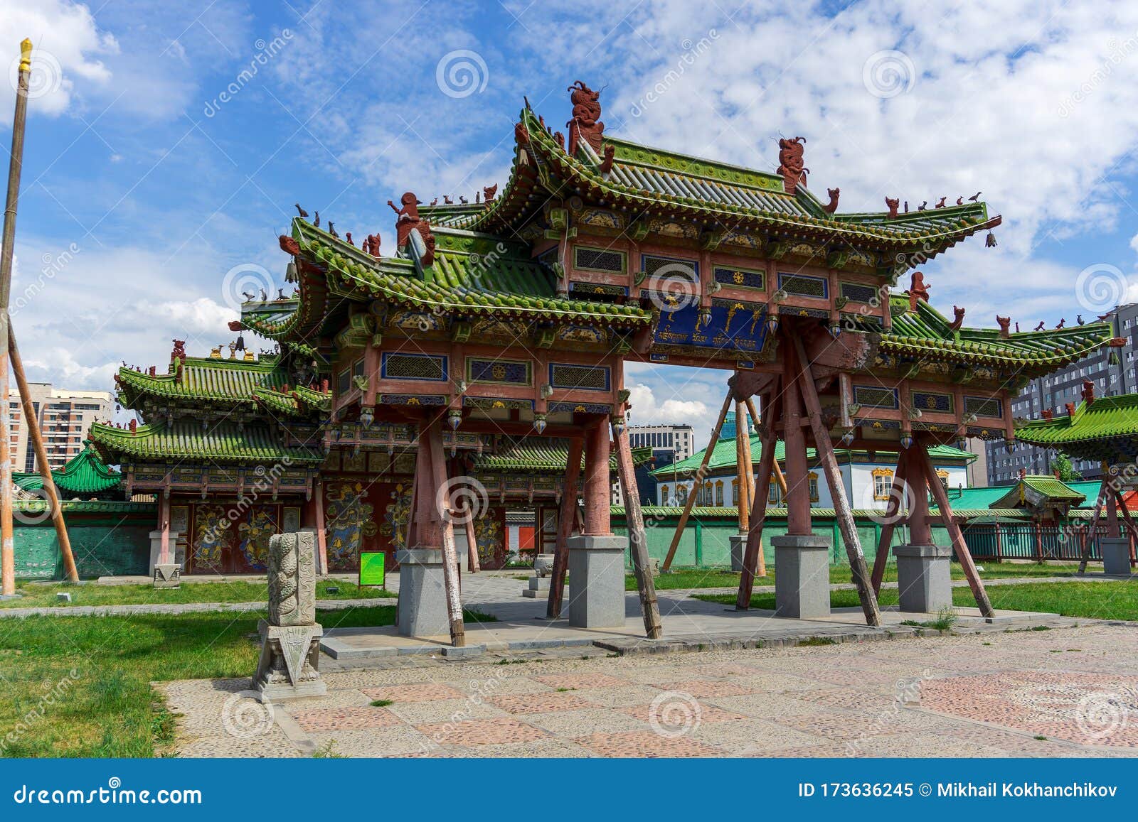 博格德汗冬宫库存图片 图片包括有崇拜 东部 寺庙 旅行 禁止 安排 文化 蒙古 门面