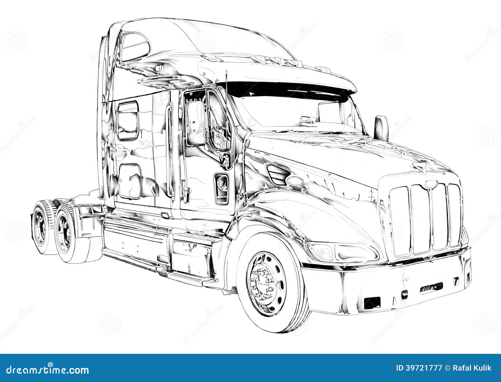 卡车例证颜色被隔绝的艺术图画 库存例证 插画 包括有 移动 设计 艺术 次幂 图象 批次 运费