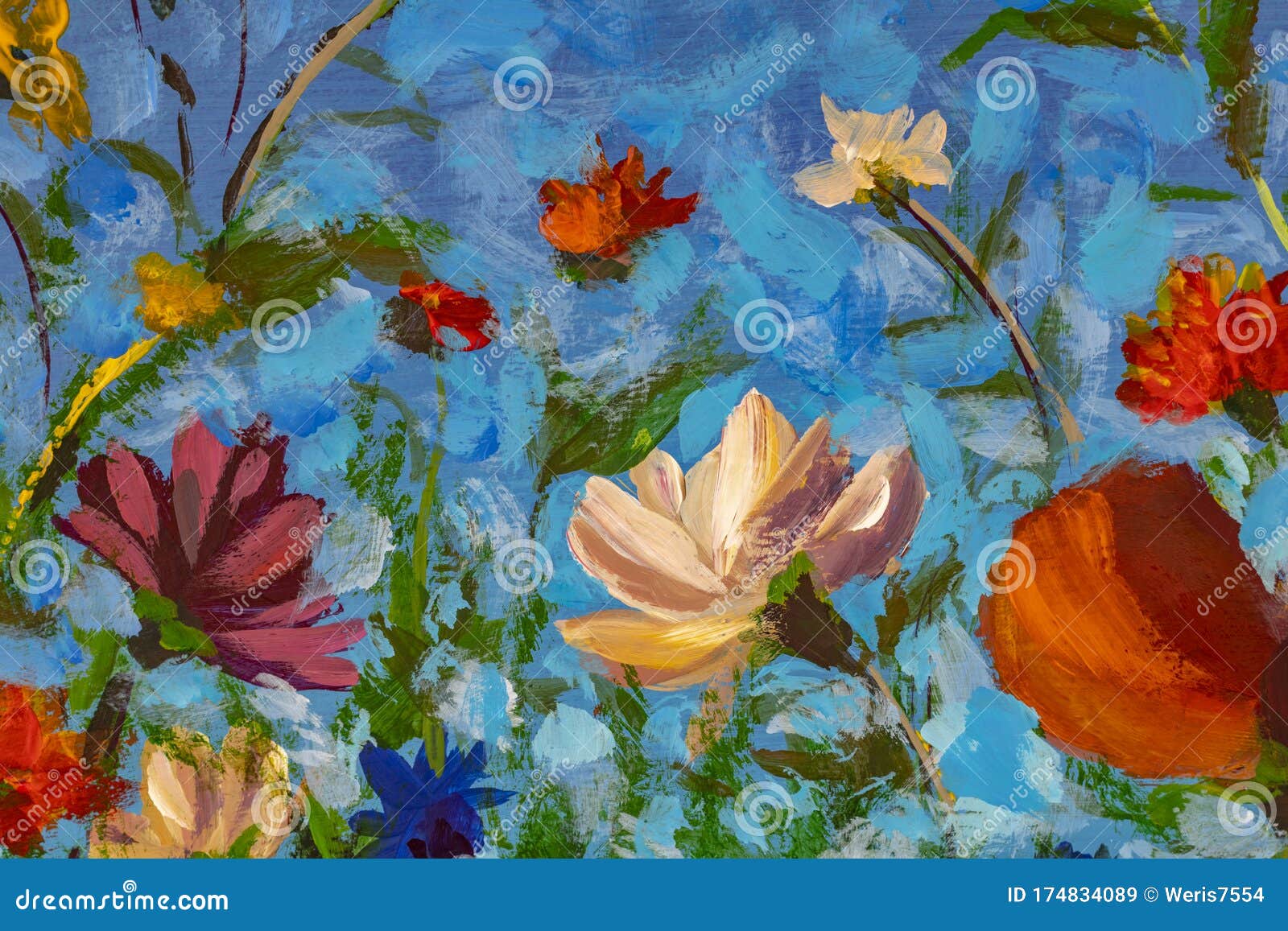 印象派花画 静物画艺术画布库存例证 插画包括有纹理 生活 画布 绘画 技艺家 仍然 野花