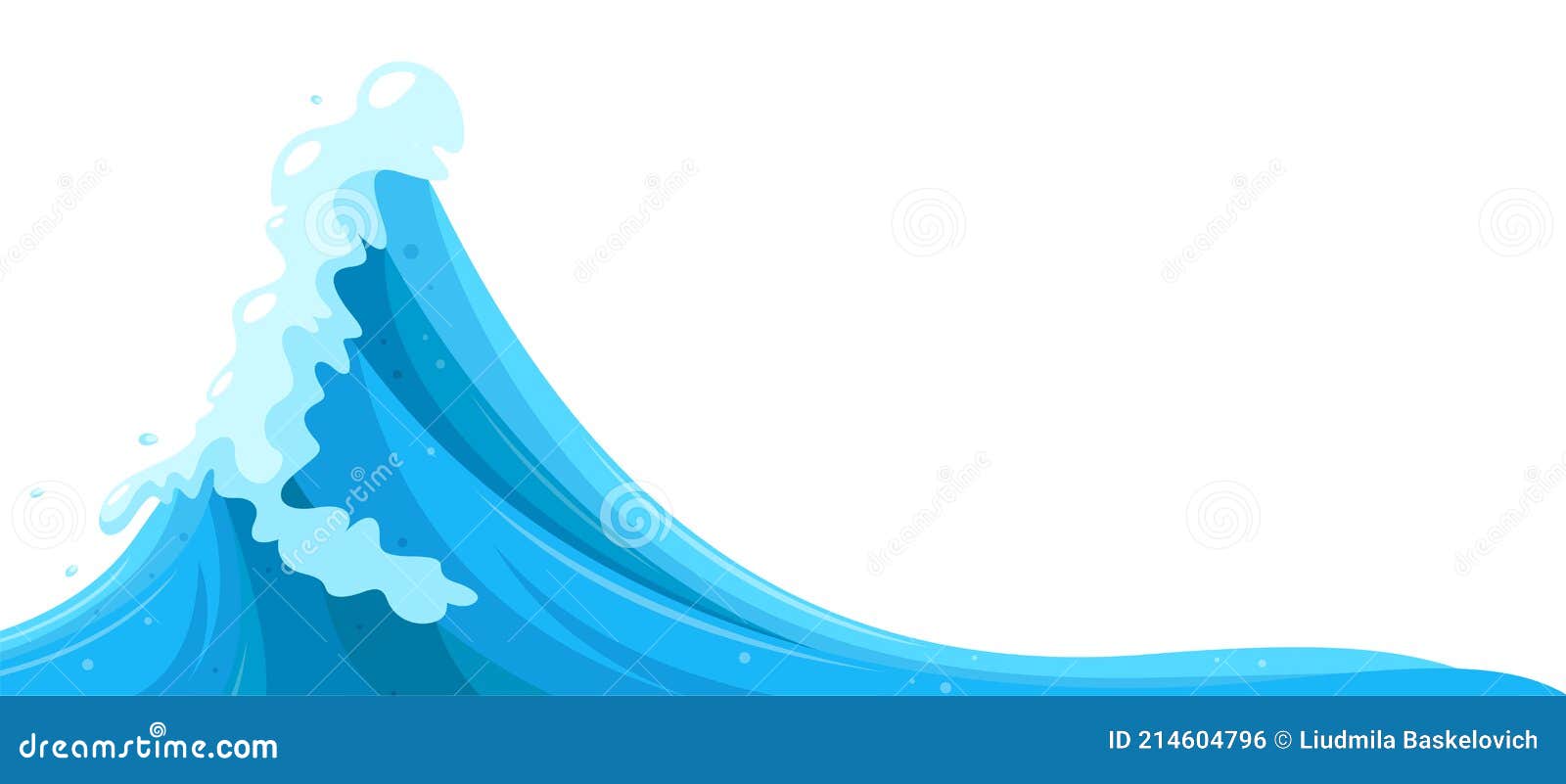 卷水浪涌背景 卡通风格的海啸浪潮 矢量图插图向量例证 插画包括有地震 蓝色 洪水 海景 卷水浪涌背景 卡通风格的海啸浪潮 矢量图插图向量例证 插画包括有地震 蓝色 洪水 海景