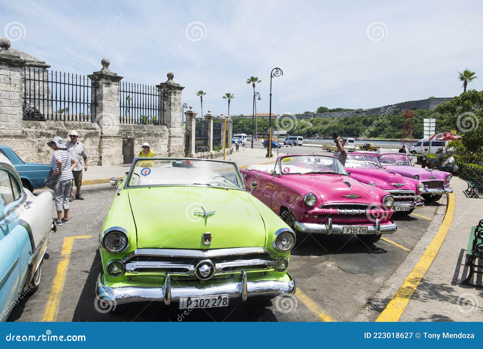 古巴的50年代美国车图库摄影片 图片包括有敞篷车 古巴 哈瓦那 旅行 五十年代 汽车