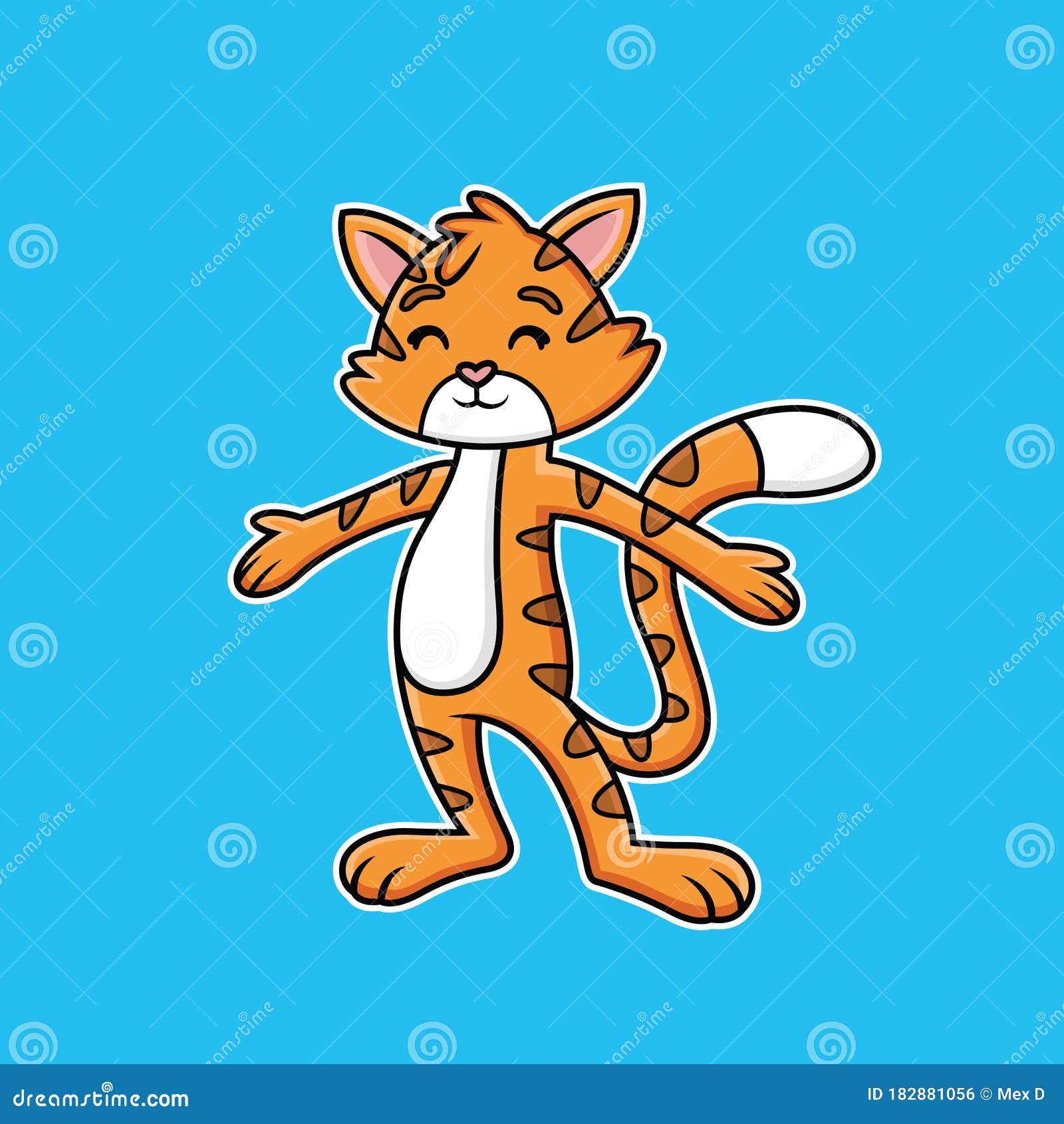 可爱的可爱猫咪漫画库存例证 插画包括有图画 乐趣 敌意 小猫 本质 五颜六色 全部赌注