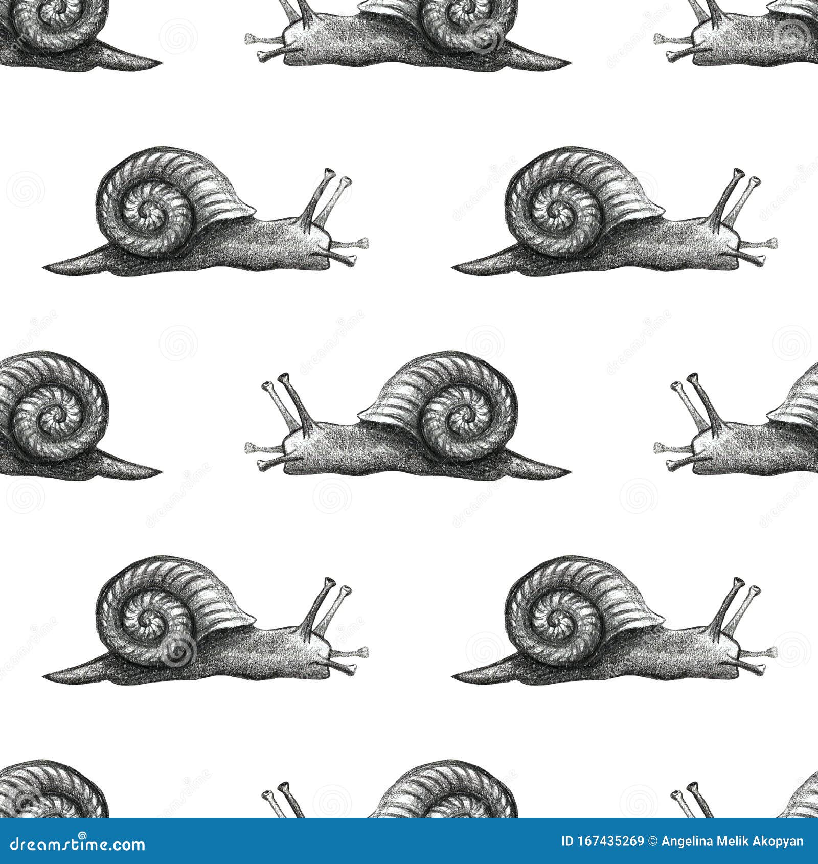 可爱的蜗牛卡通图案手绘 铅笔库存例证 插画包括有滑稽 线路 投反对票 海洋 图画 创造性