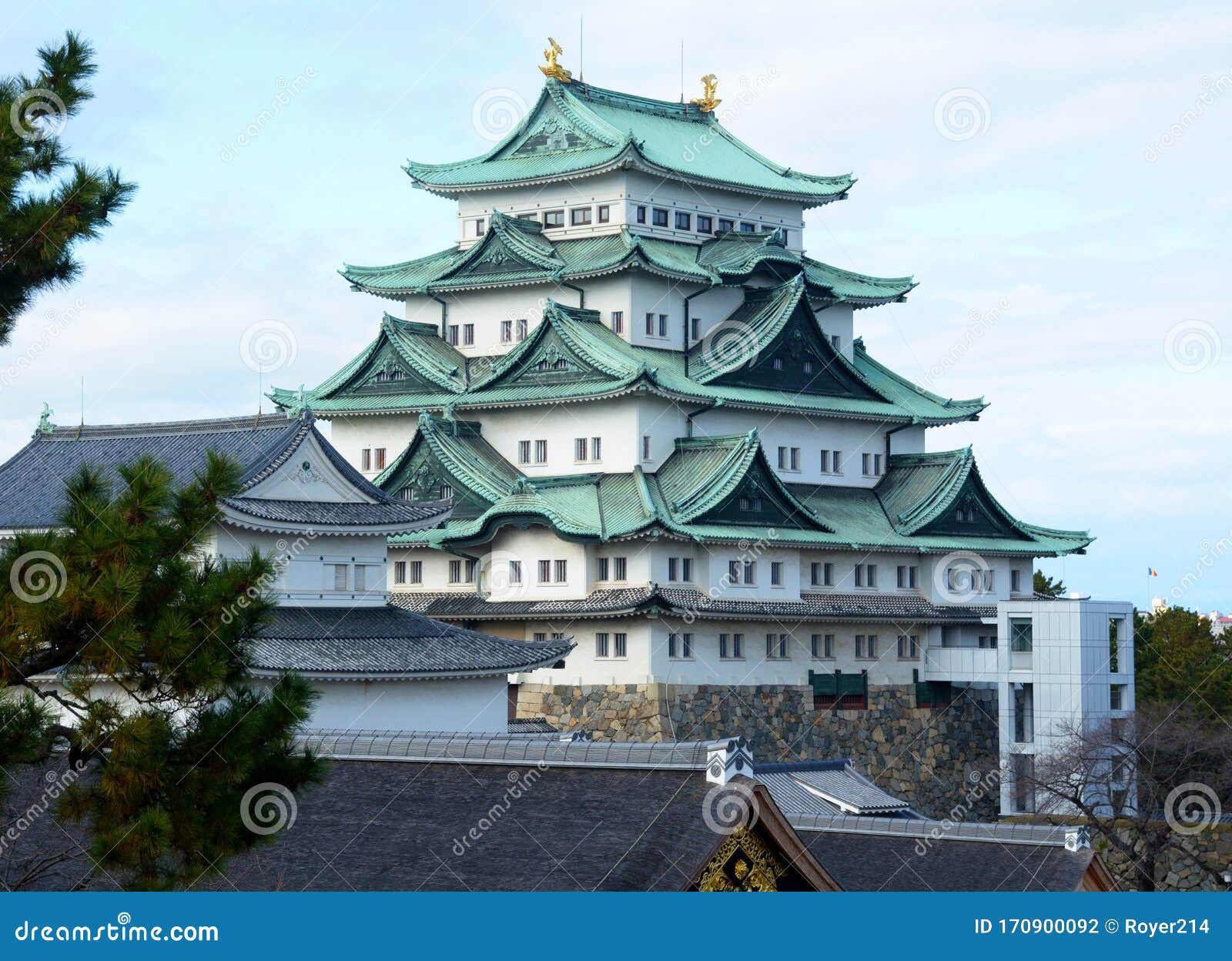 名古屋城库存照片 图片包括有名古屋城