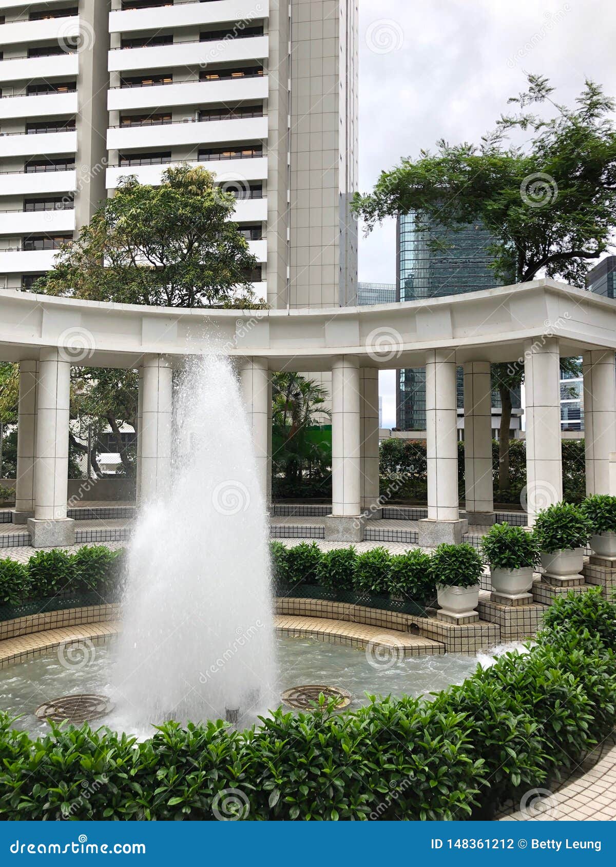 喷泉在香港公园在香港中部库存照片 图片包括有 喷泉在香港公园在香港中部库存照片 图片包括有