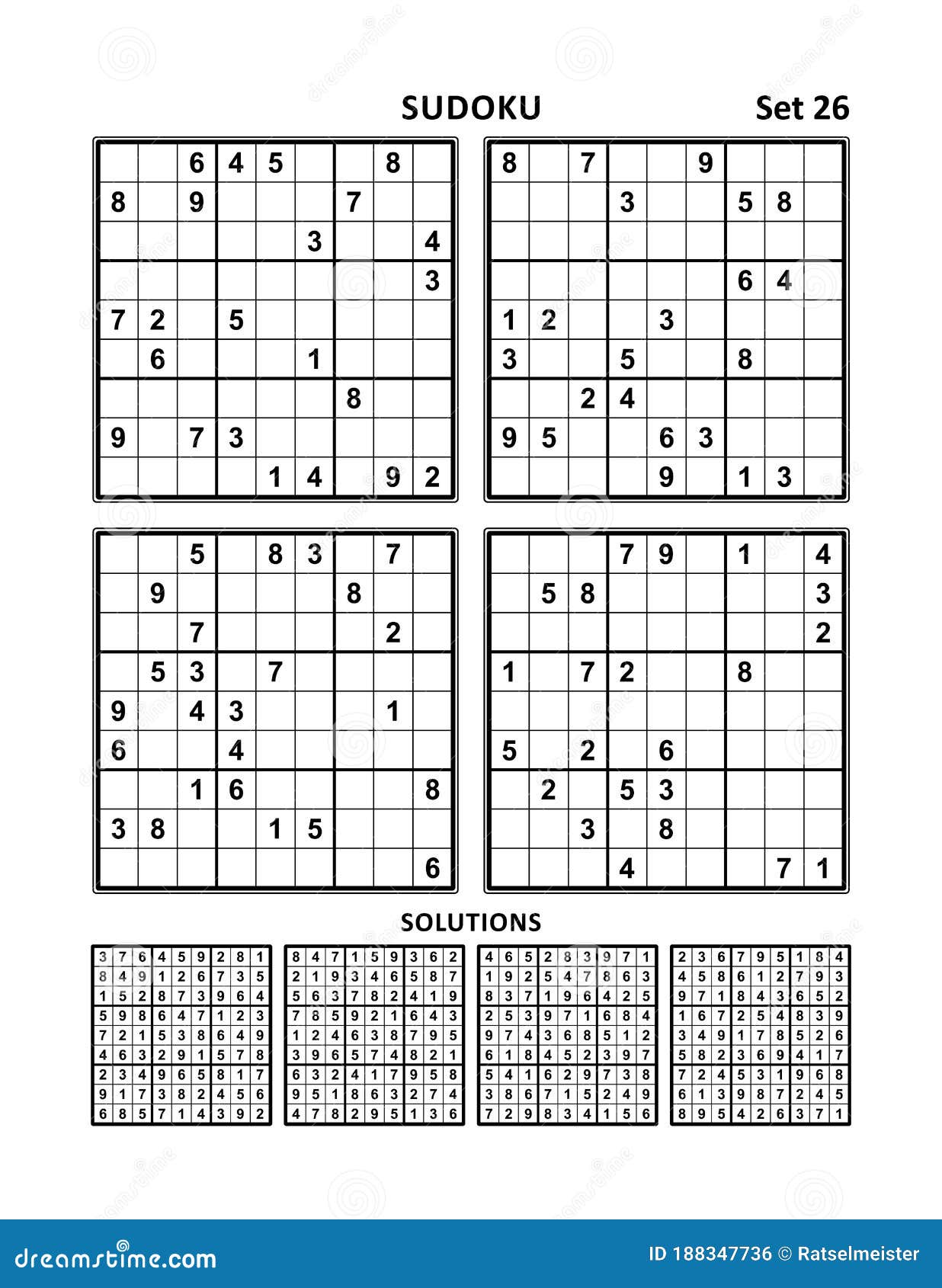 四种中级答案的数独游戏集26 向量例证 插画包括有解决方法 比赛 抽象 演员 抗酸 头脑 四种中级答案的数独游戏集26 向量例证 插画包括有解决方法 比赛 抽象 演员 抗酸 头脑