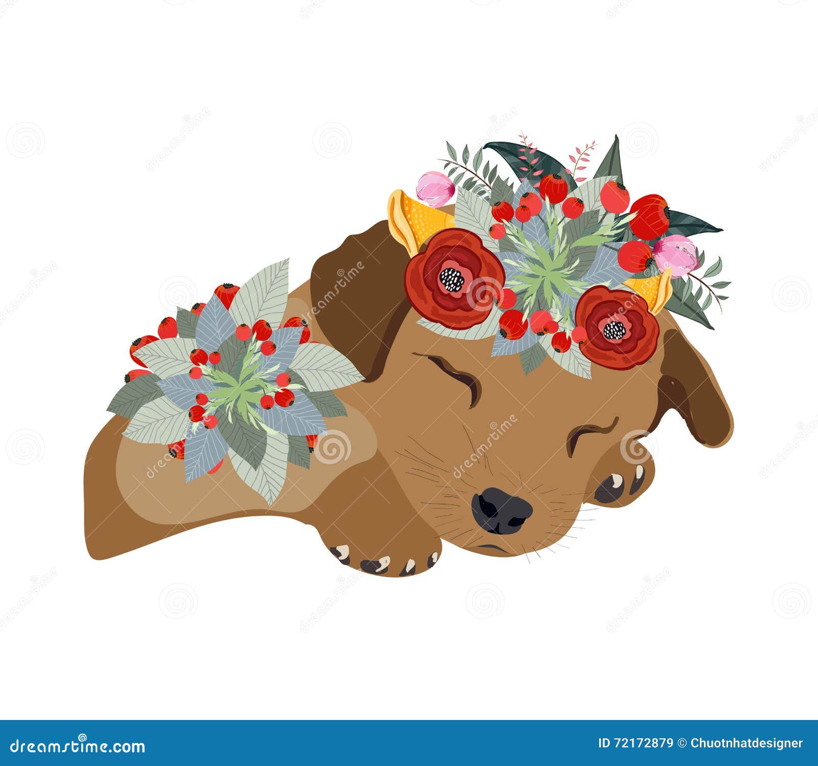 画图铅笔狗面孔 与美丽的花在头 花卉花圈的短尾猿画象库存例证 插画包括有夫人 题头 女孩 方式 画图铅笔狗面孔 与美丽的花在头 花卉花圈的短尾猿画象库存例证 插画包括有夫人 题头 女孩 方式