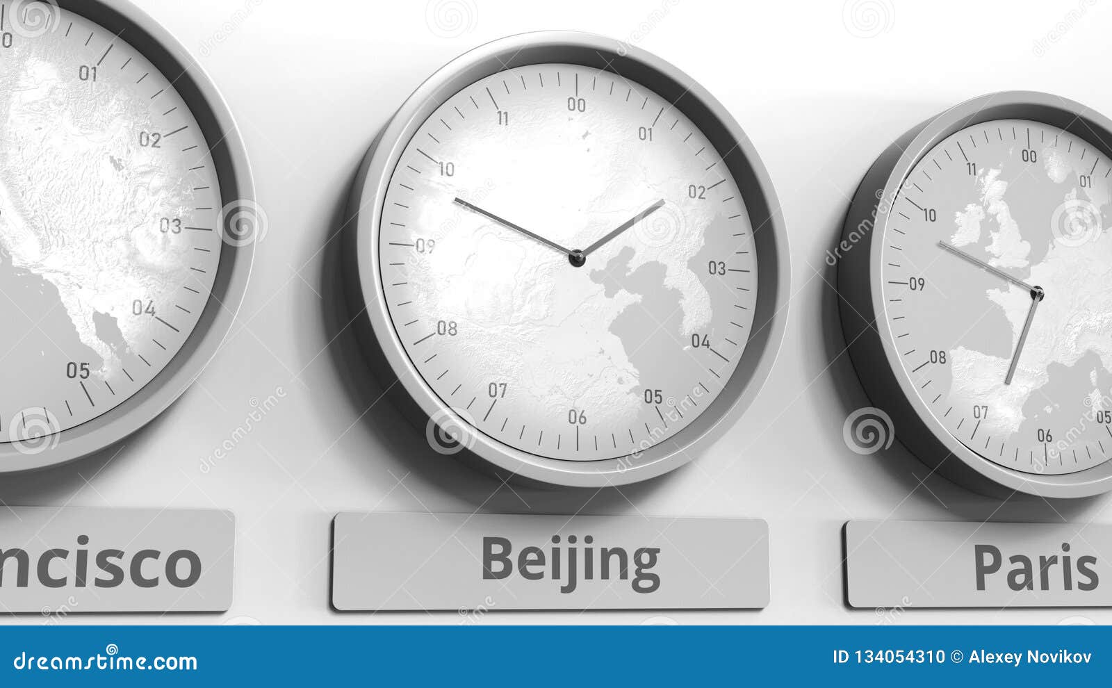 北京时间时钟显示图