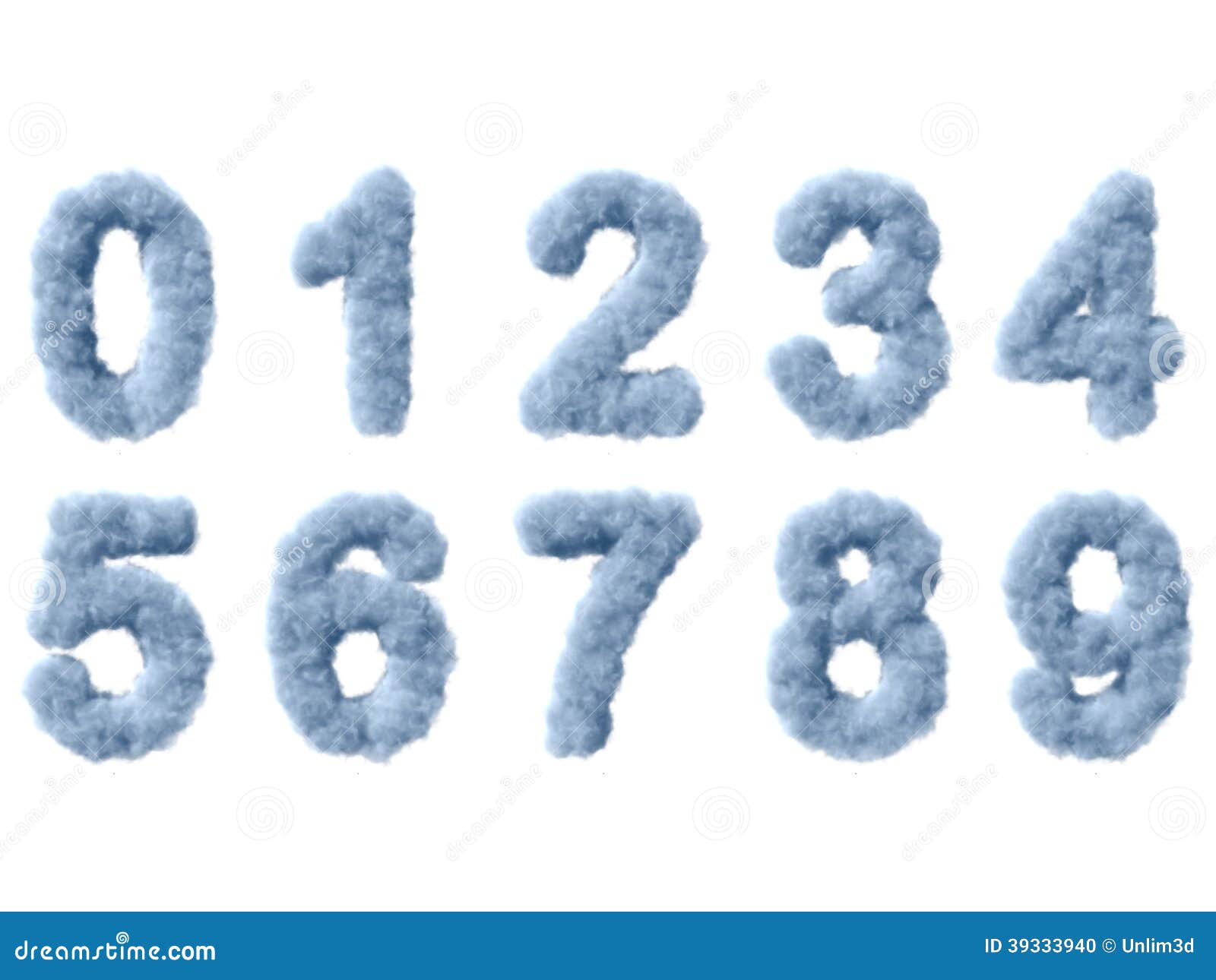 Снежки цифра 1